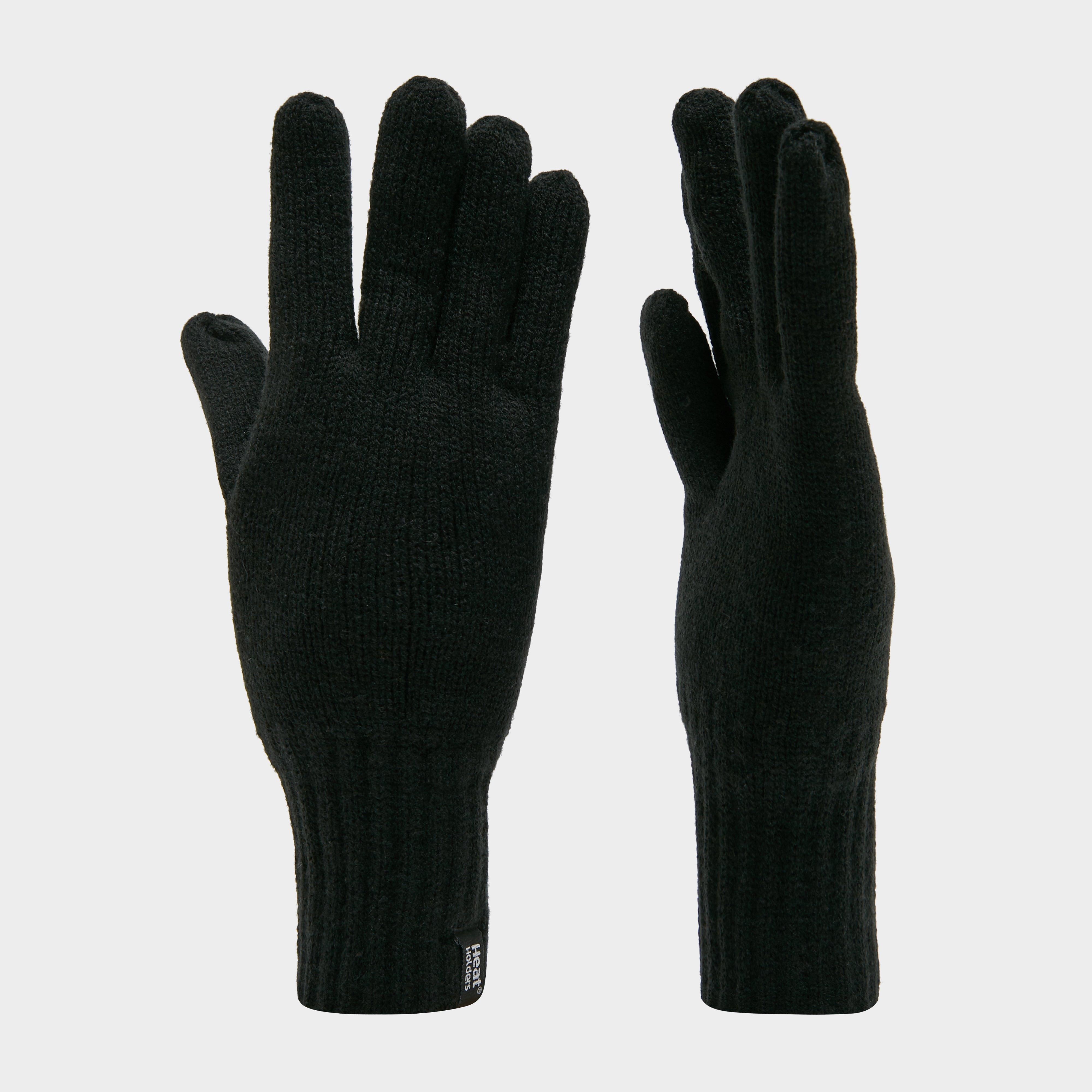 Heat Holders Mens Thermal Gloves - Black/black  Black/black