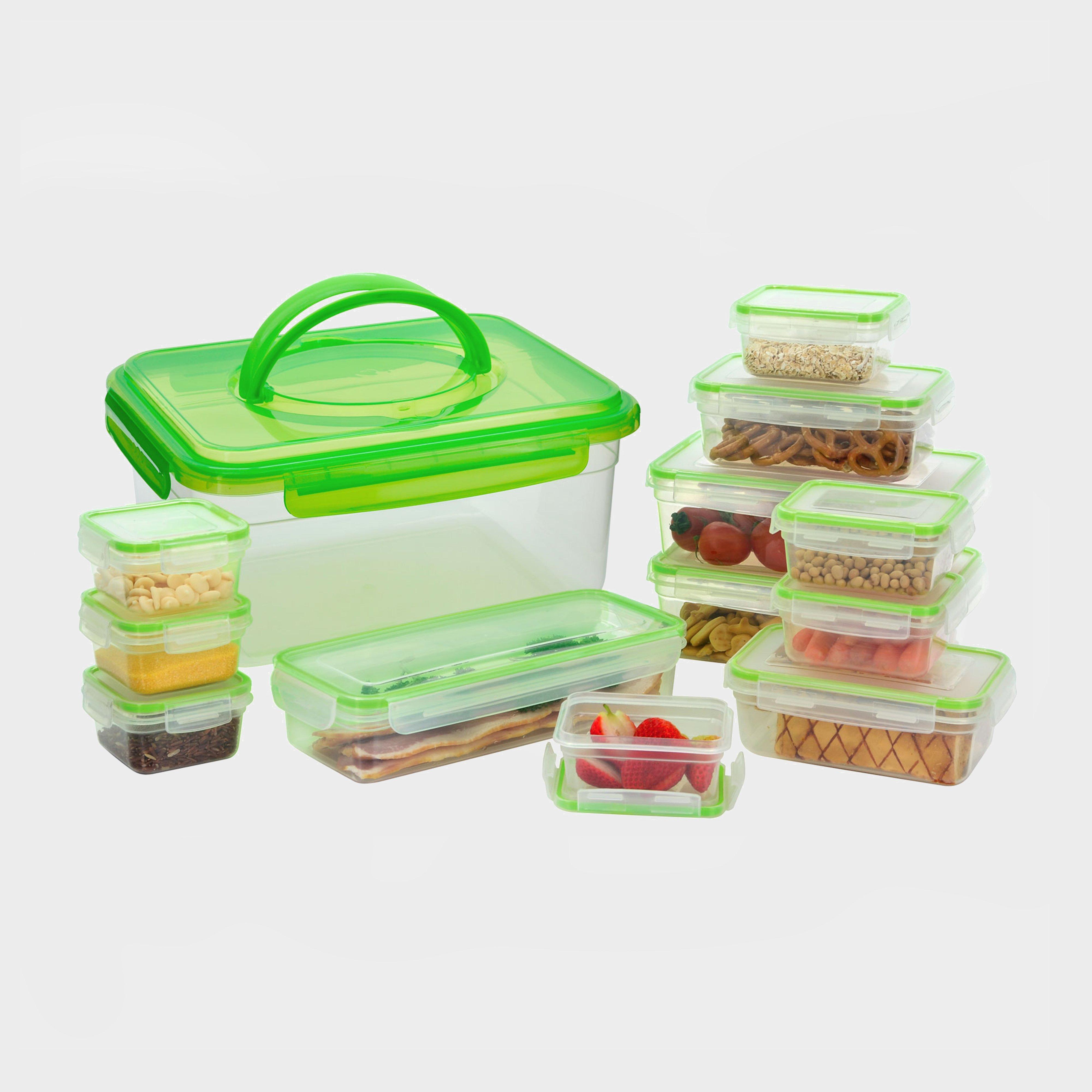 Hi-gear 13 Piece Compact Food Storage Set - Green/bo  Green/bo