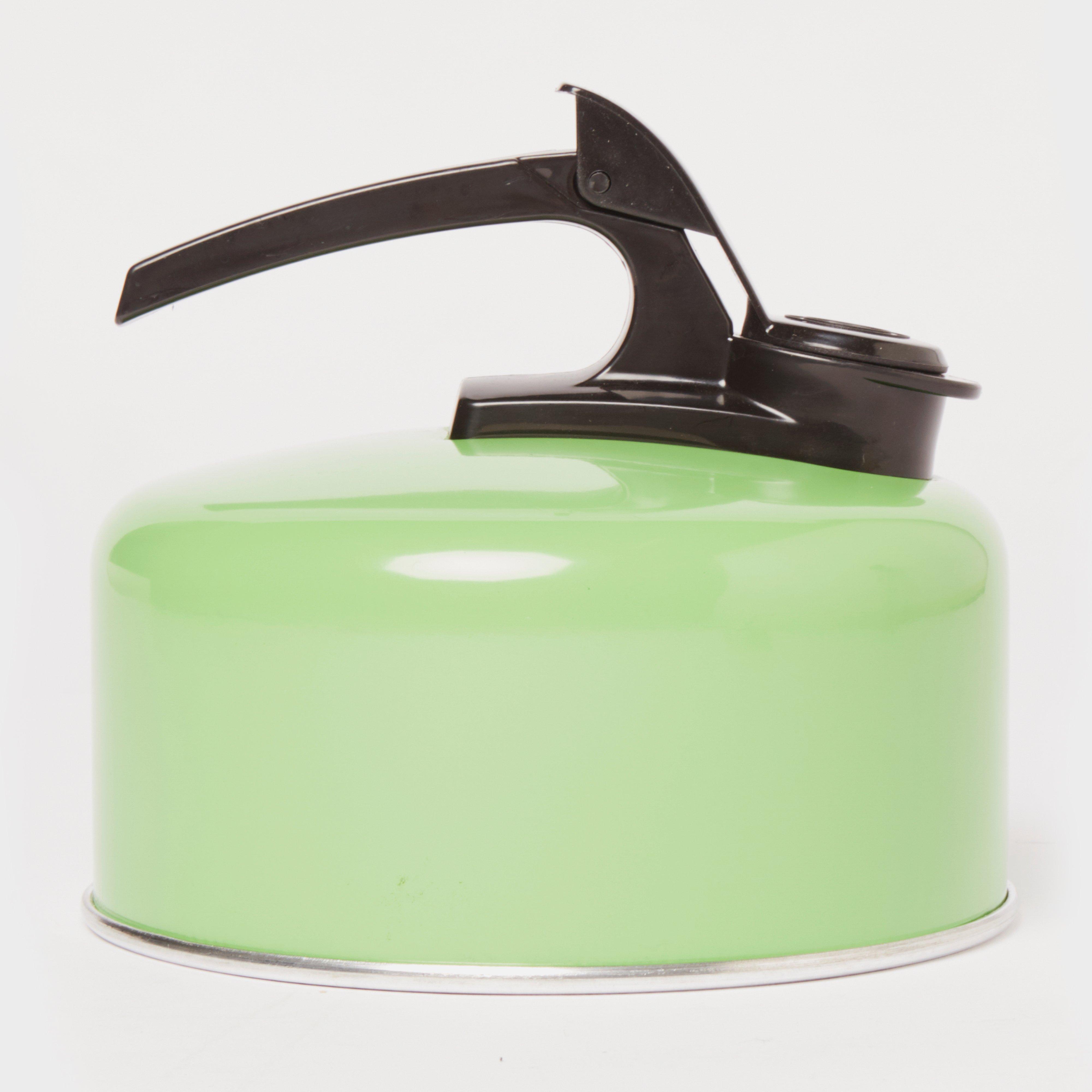 Hi-gear Aluminium Whistling Kettle (2 Litre) - Green/lme  Green/lme