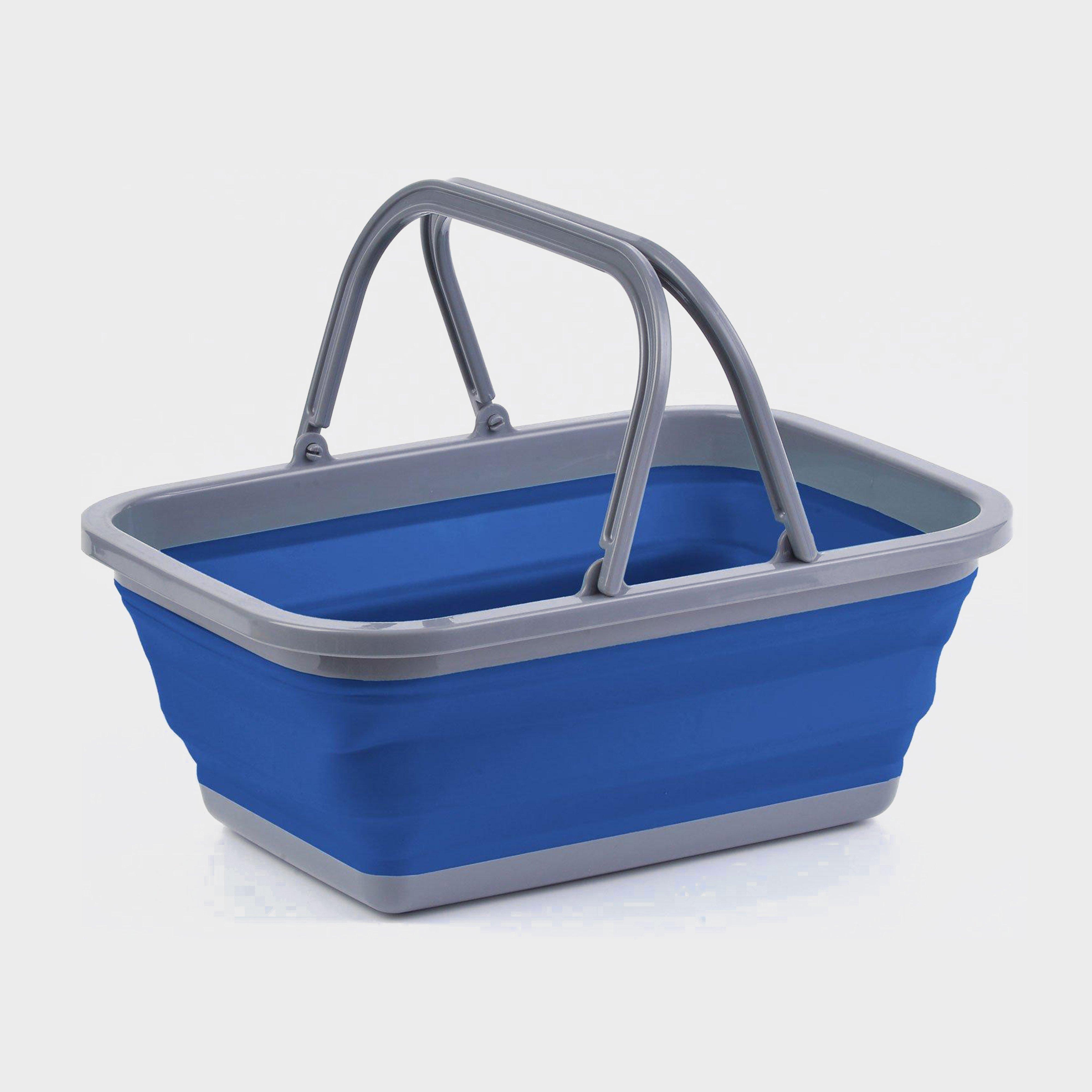 Hi-gear Folding Wash Bowl - Blue/bowl  Blue/bowl