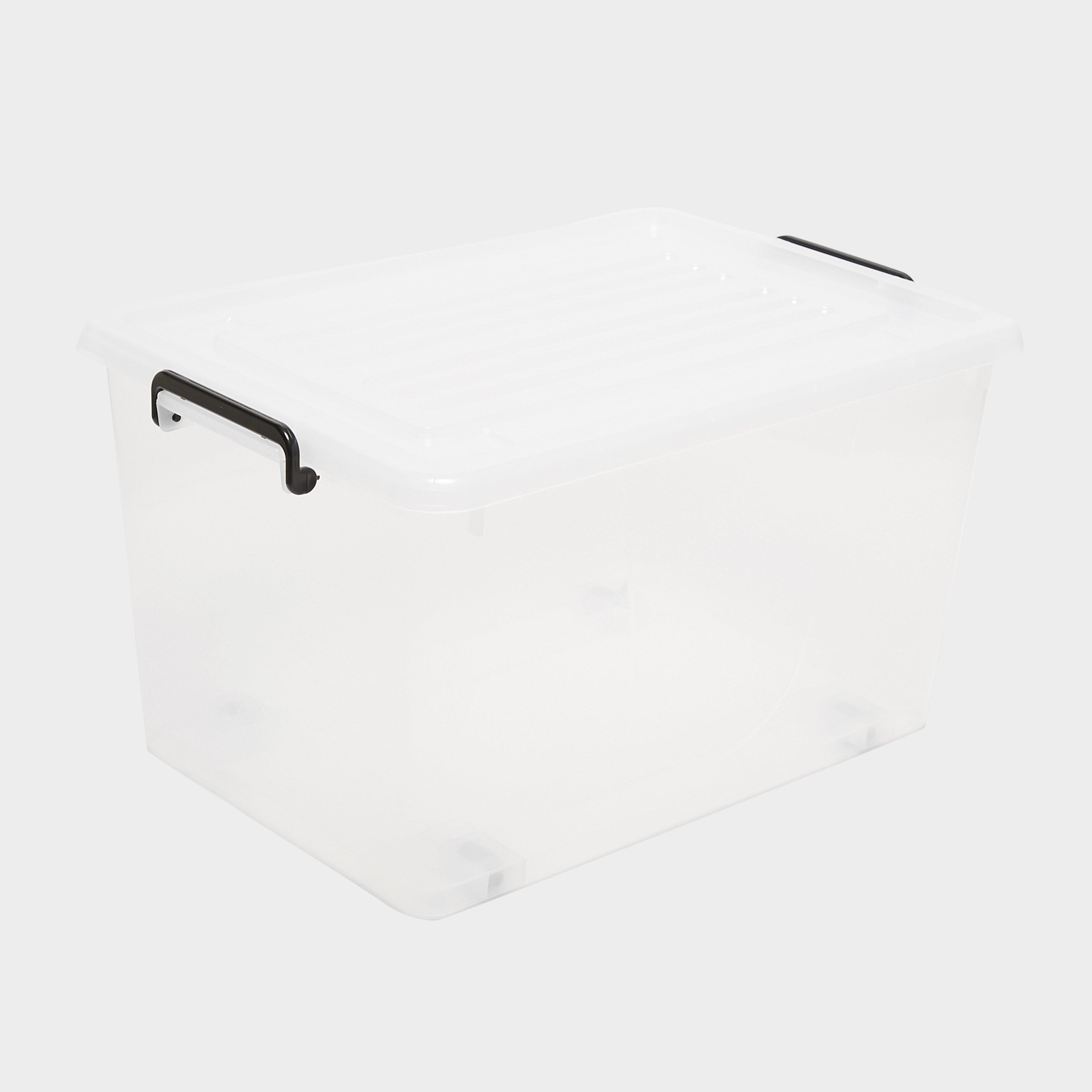 Hi-gear Rolling Box (55 Litre) - Clear/55l  Clear/55l