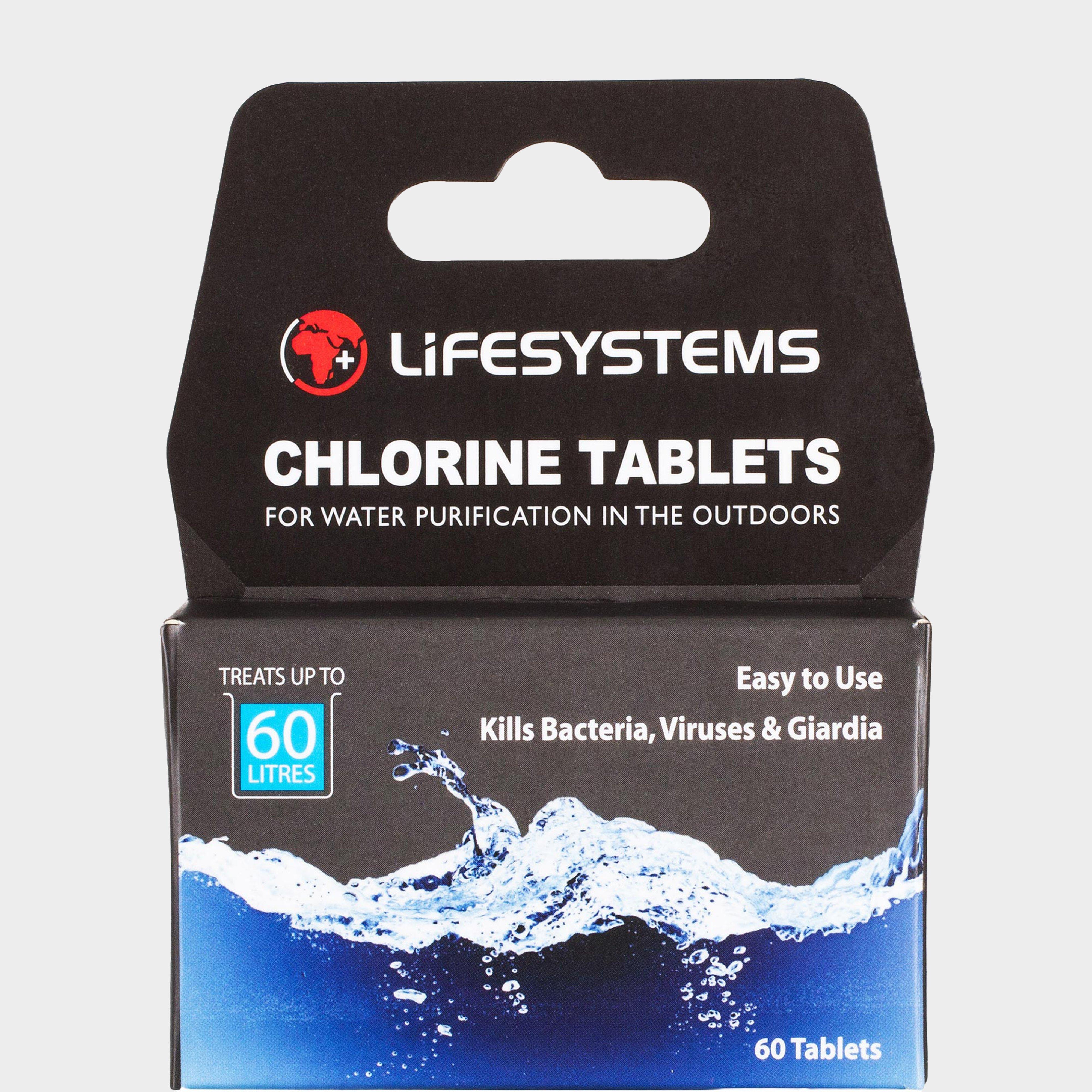 Lifesystems Chlorine Water Purification Tablets - Black  Black