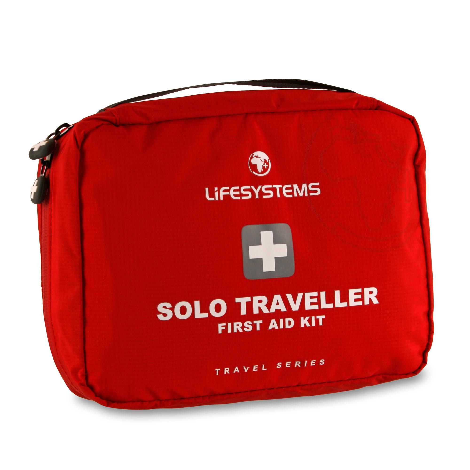 Lifesystems Solo Traveller First Aid Kit - Red  Red