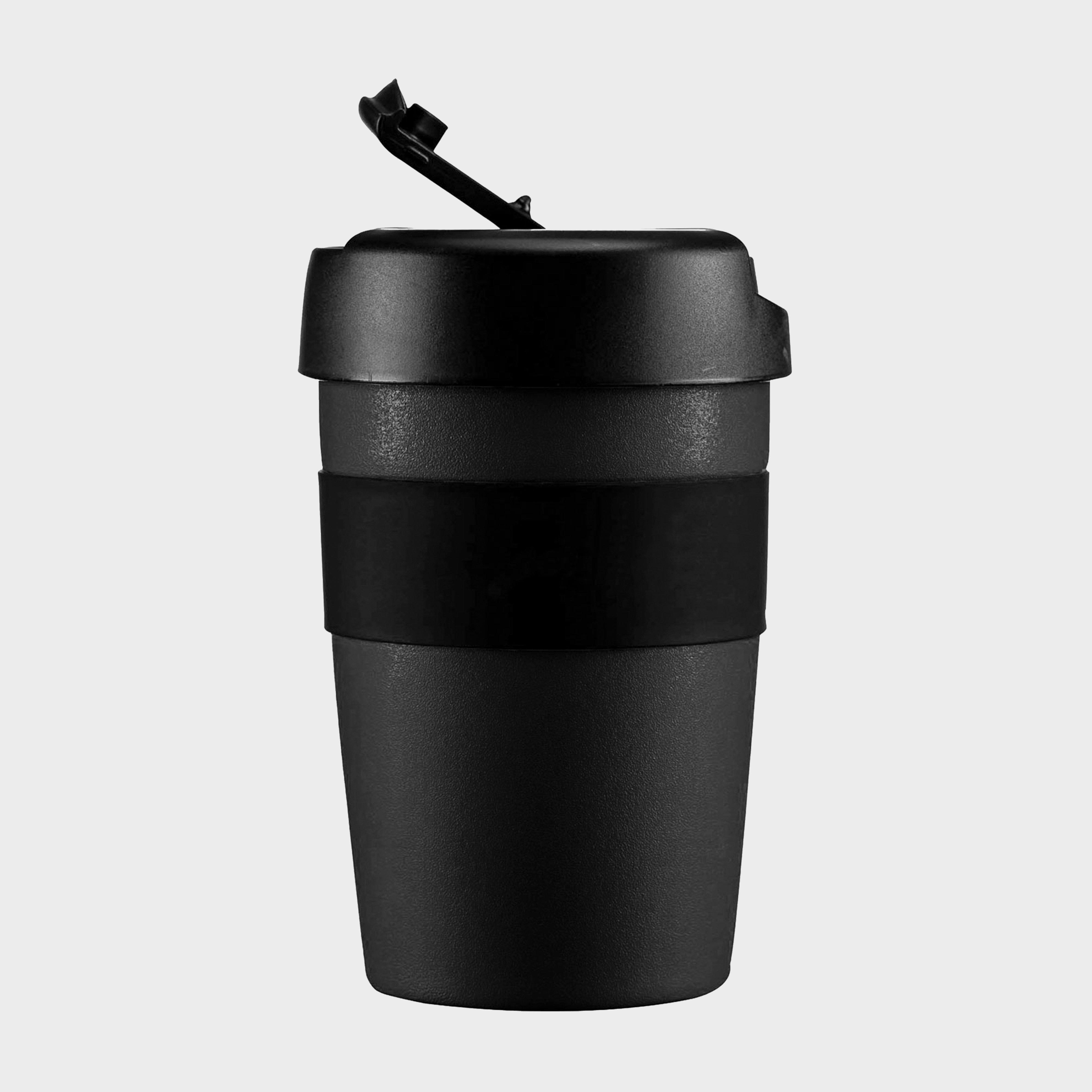 Lifeventure Reusable Coffee Cup 350ml - Black/350m  Black/350m