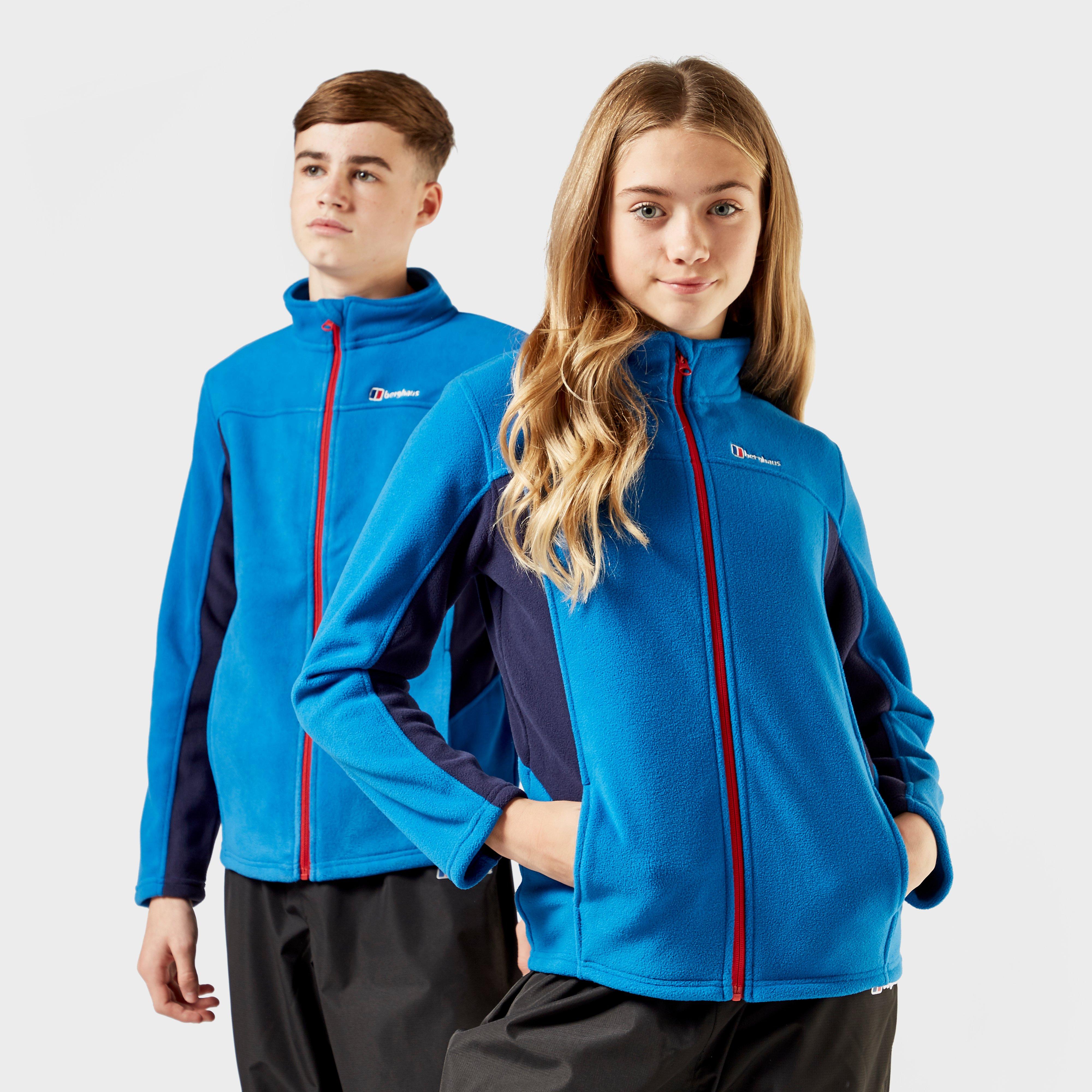 Berghaus Kids Tyndrum Full Zip Fleece Jacket - Blue/blue  Blue/blue