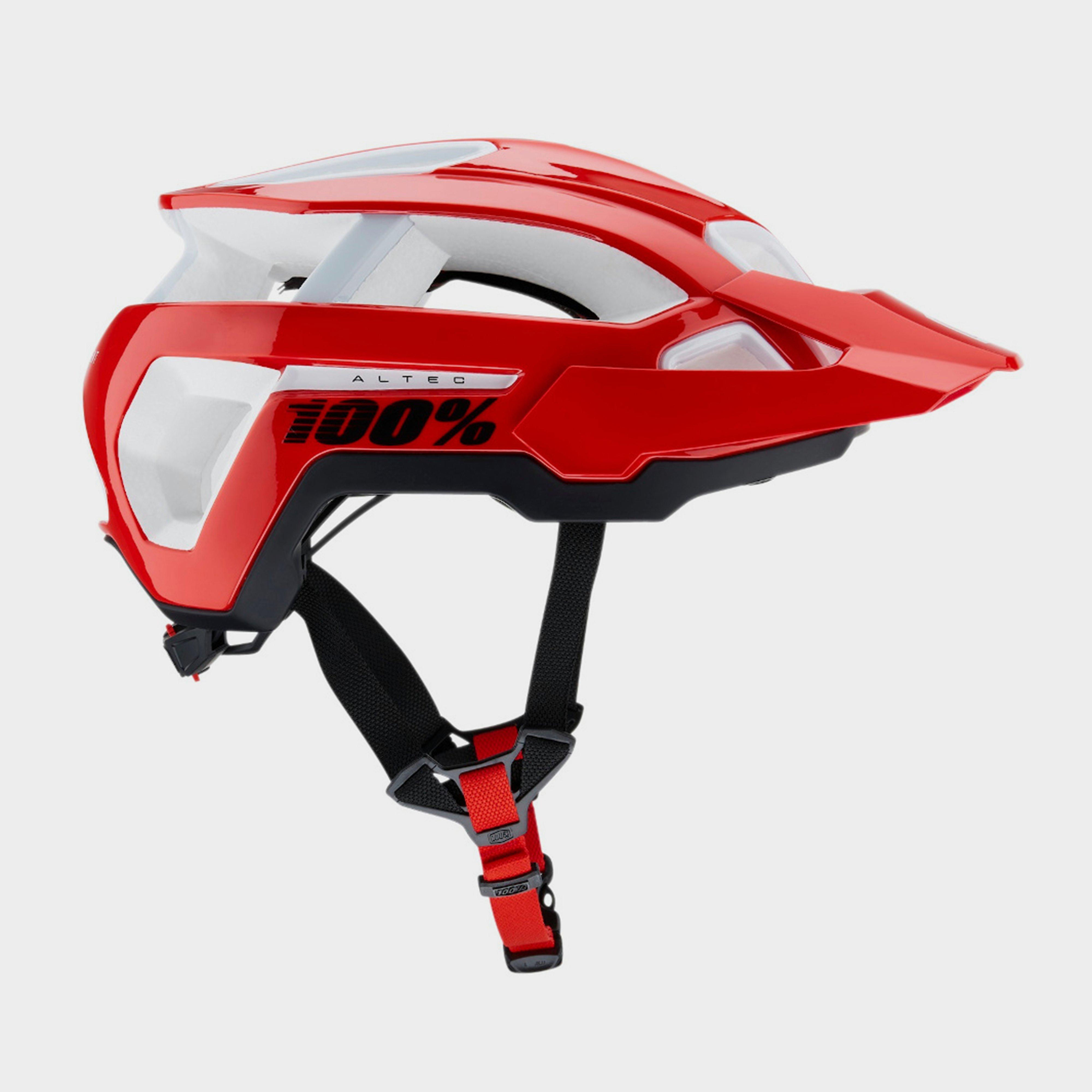 100% Altec Helmet - Red/red  Red/red