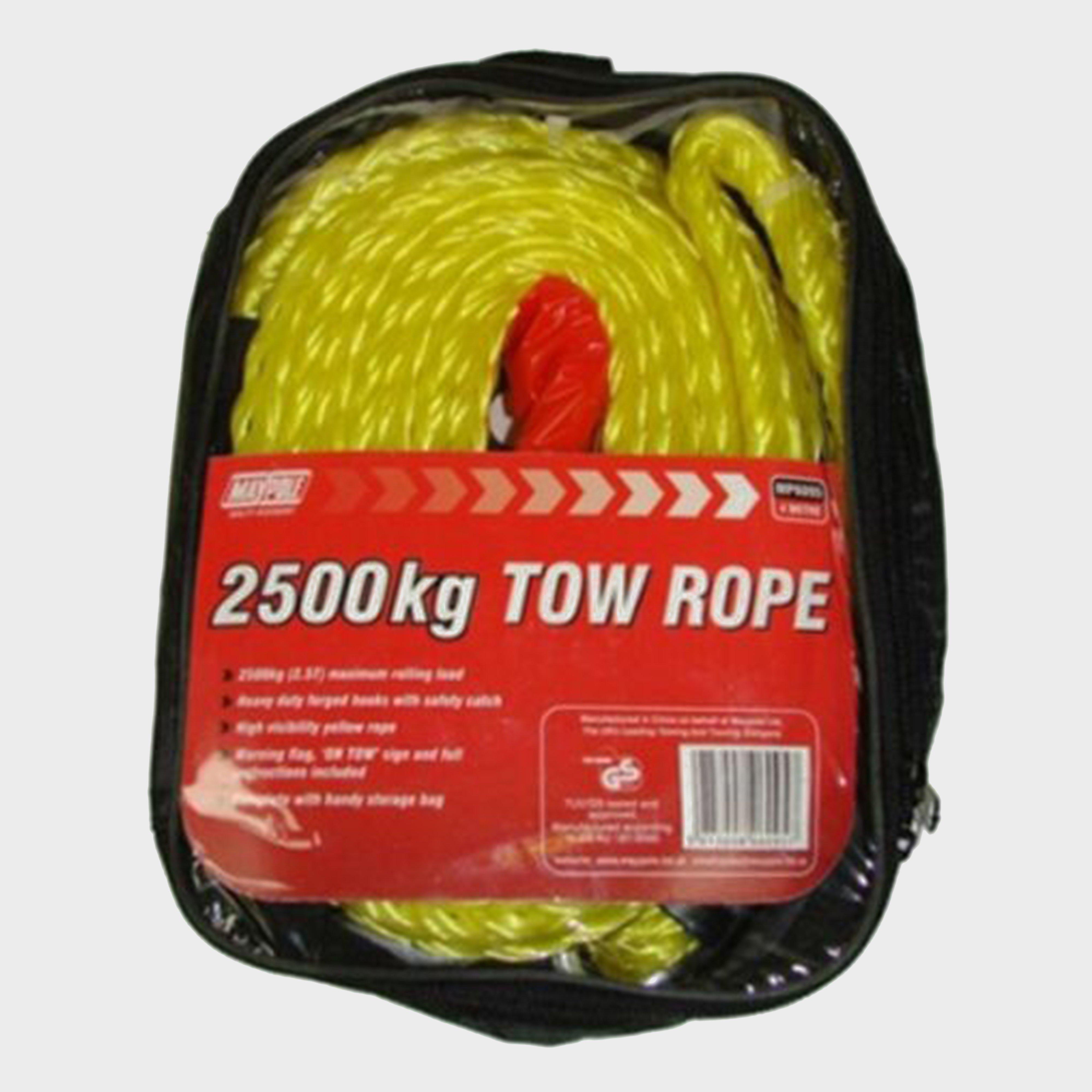 Maypole 3.5m X 2500kg Tow Rope - Yellow/yel  Yellow/yel
