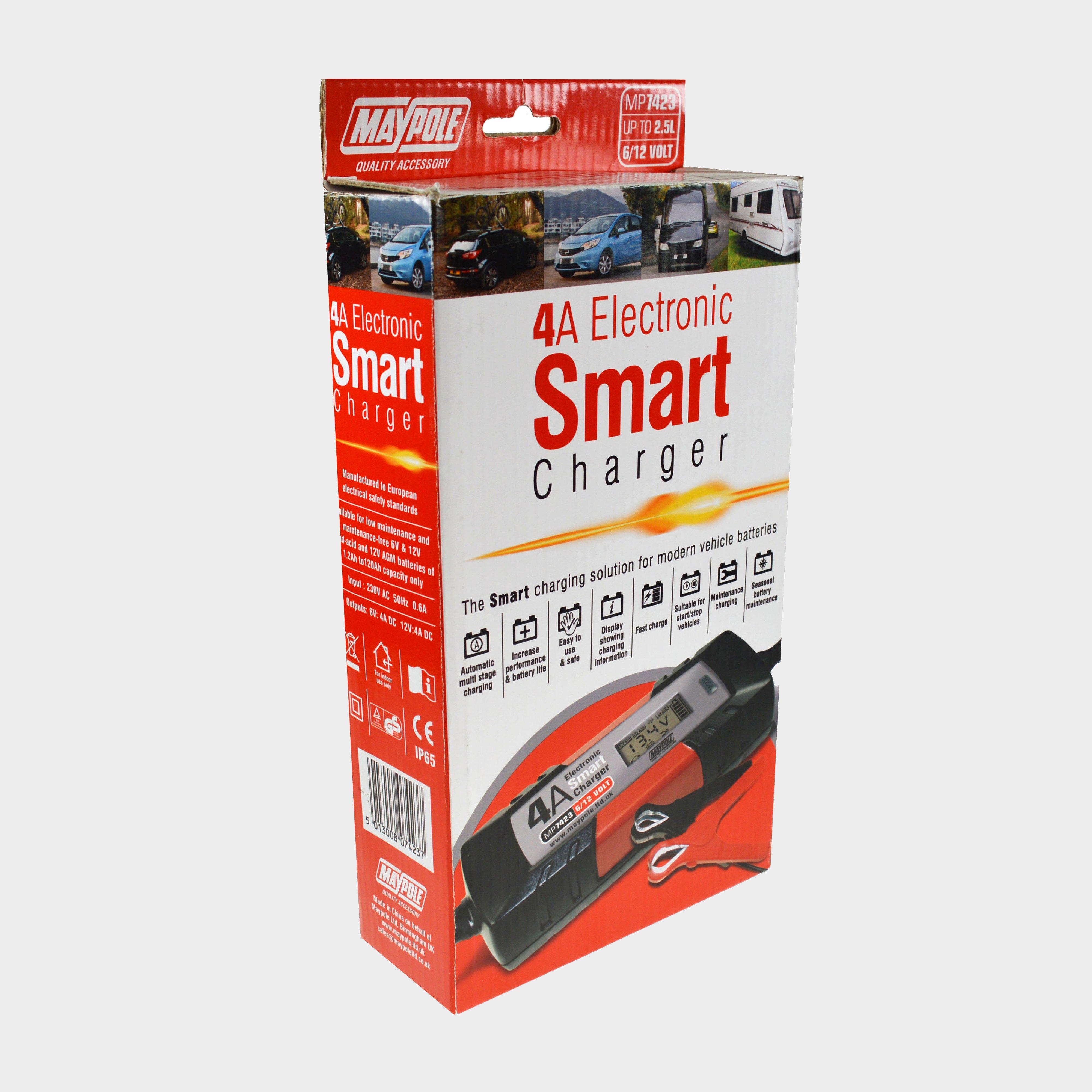 Maypole Battery Charger (3.8a 12v) Auto Electronic - Auto/auto  Auto/auto