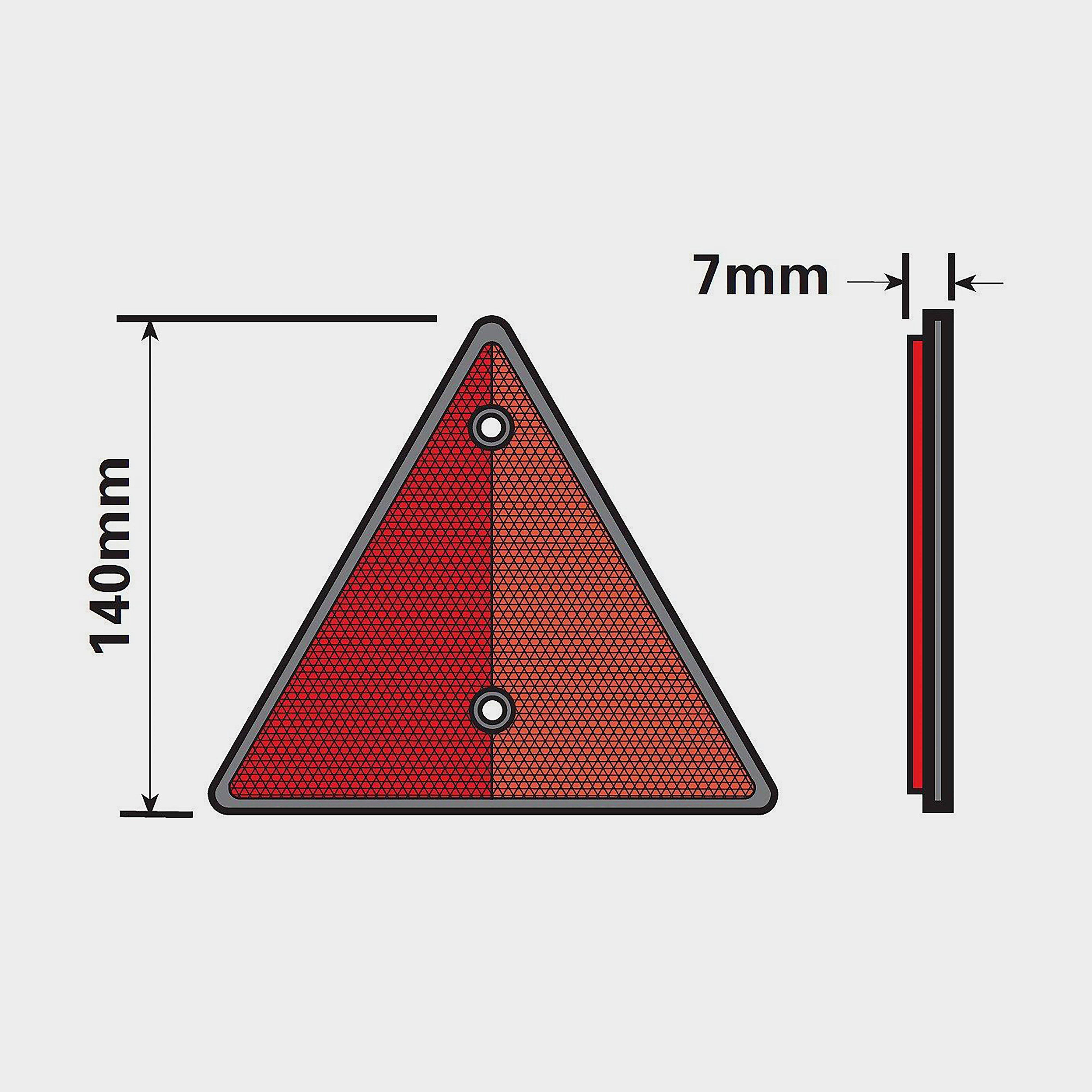 Maypole Reflective Trailer Triangle 2 Pack - Red/pk  Red/pk