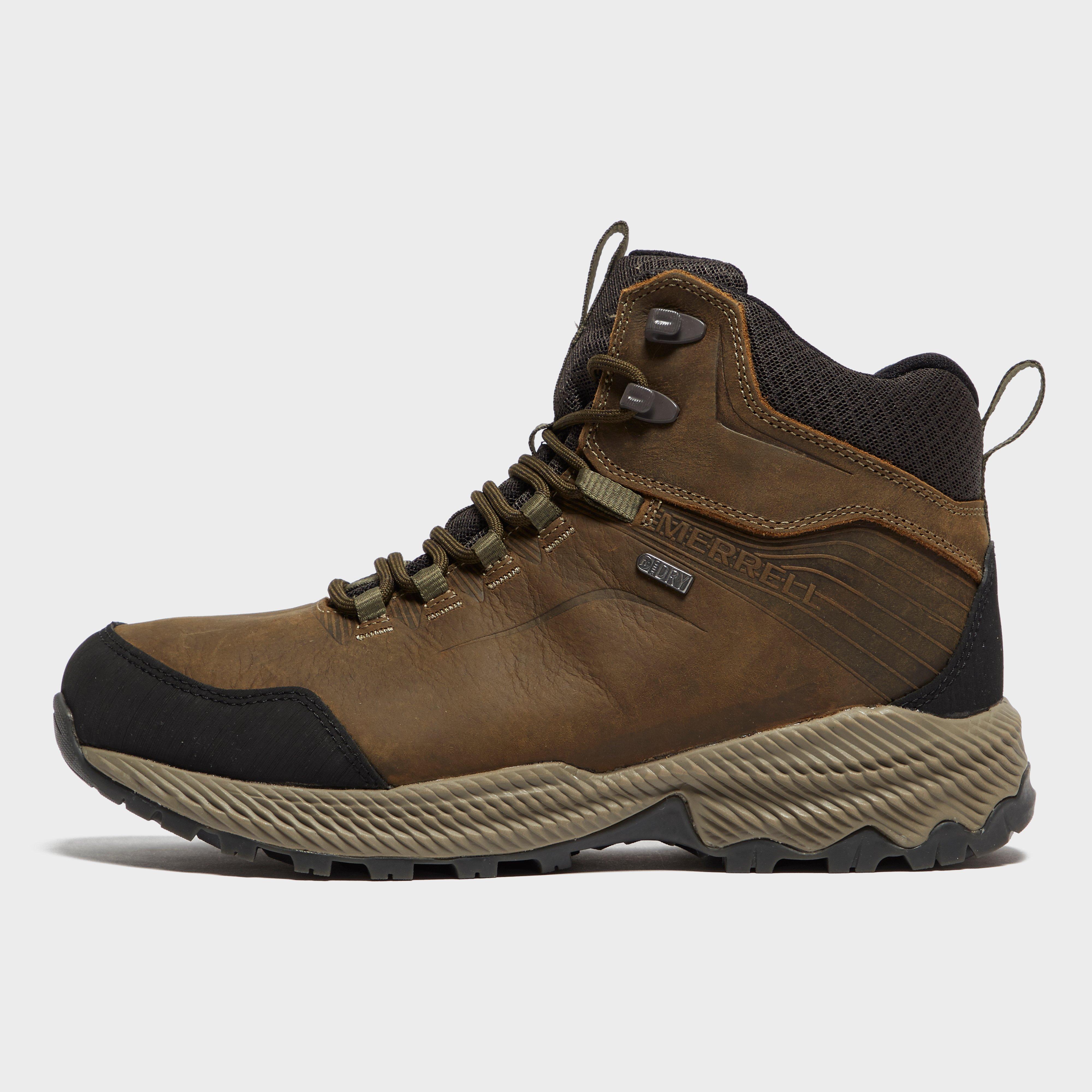Merrell Mens Forestbound Mid Shoes - Brown/wp  Brown/wp