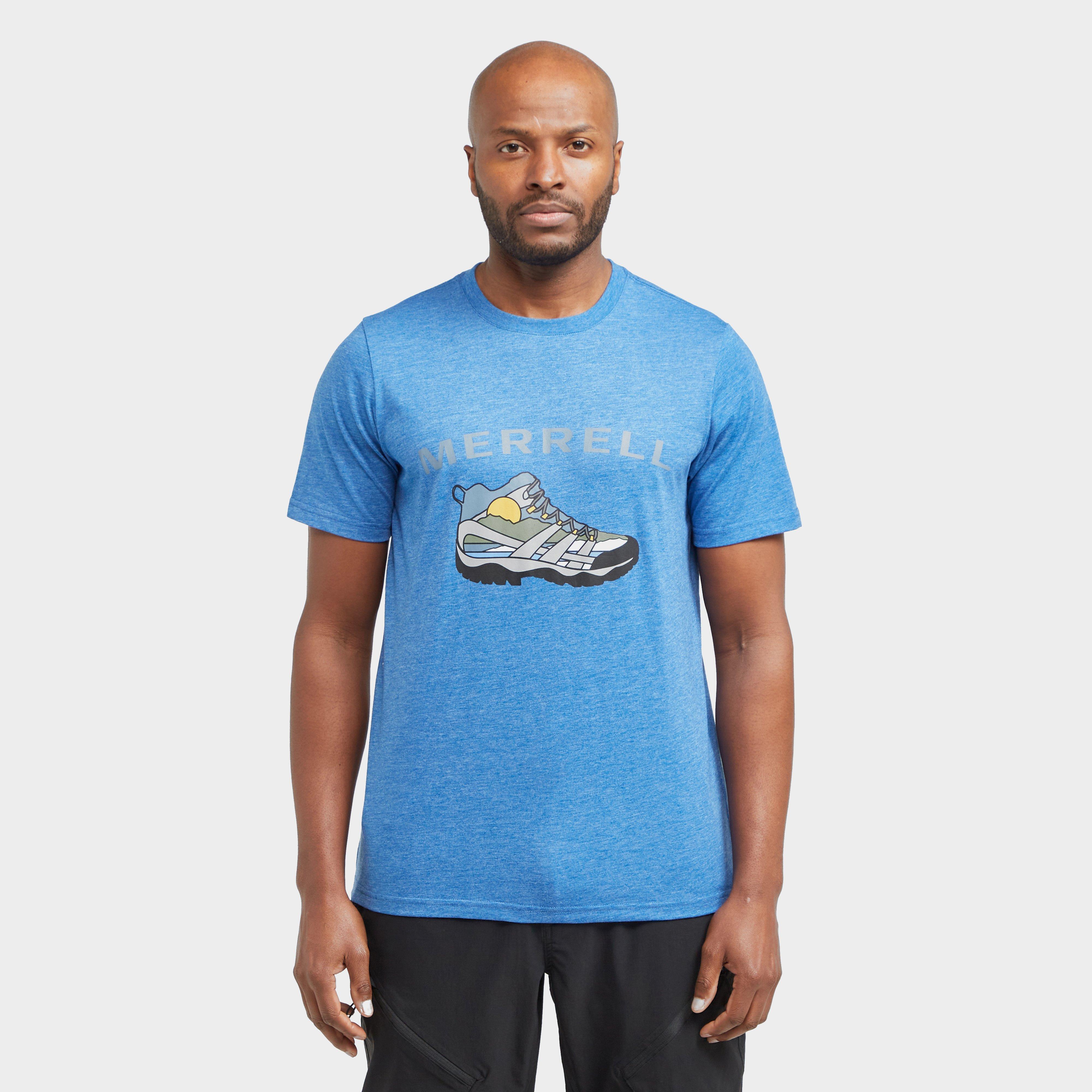 Merrell Mens Moab Graphic T-shirt - Blue/blue  Blue/blue
