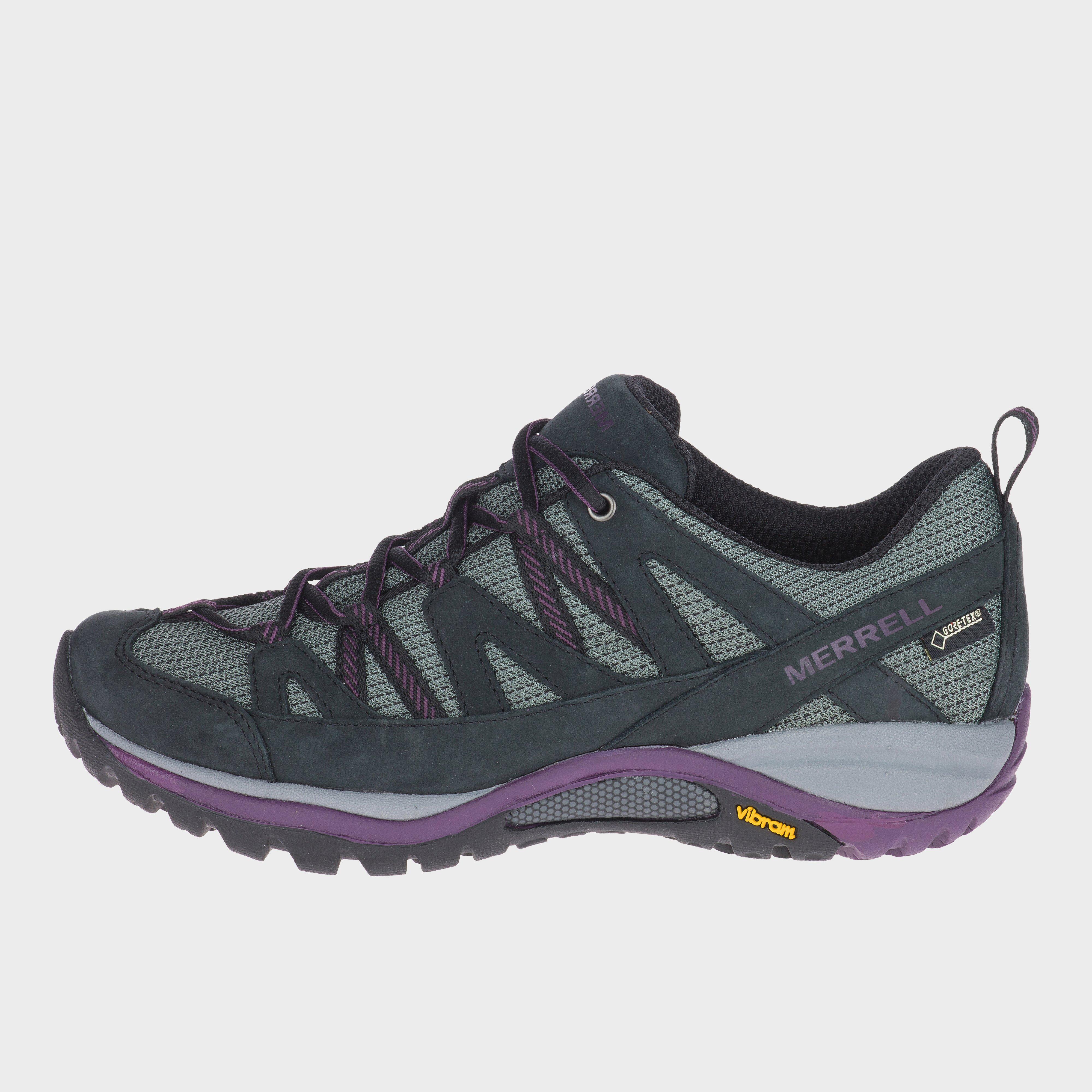 Merrell Womens Siren Sport 3 Gore-tex Walking Shoes - Grey/purple  Grey/purple