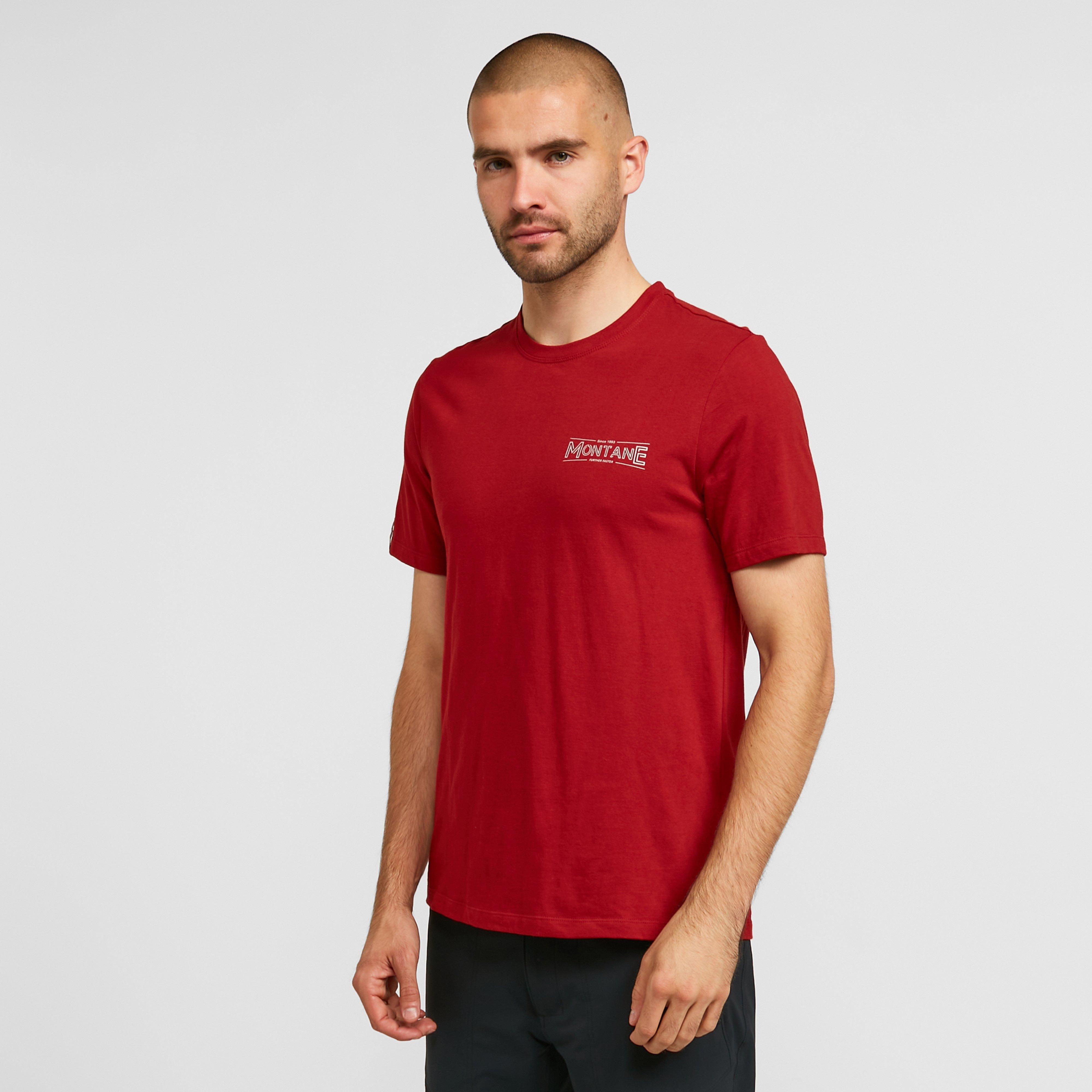 Montane Mens Trace T-shirt - Red/red  Red/red