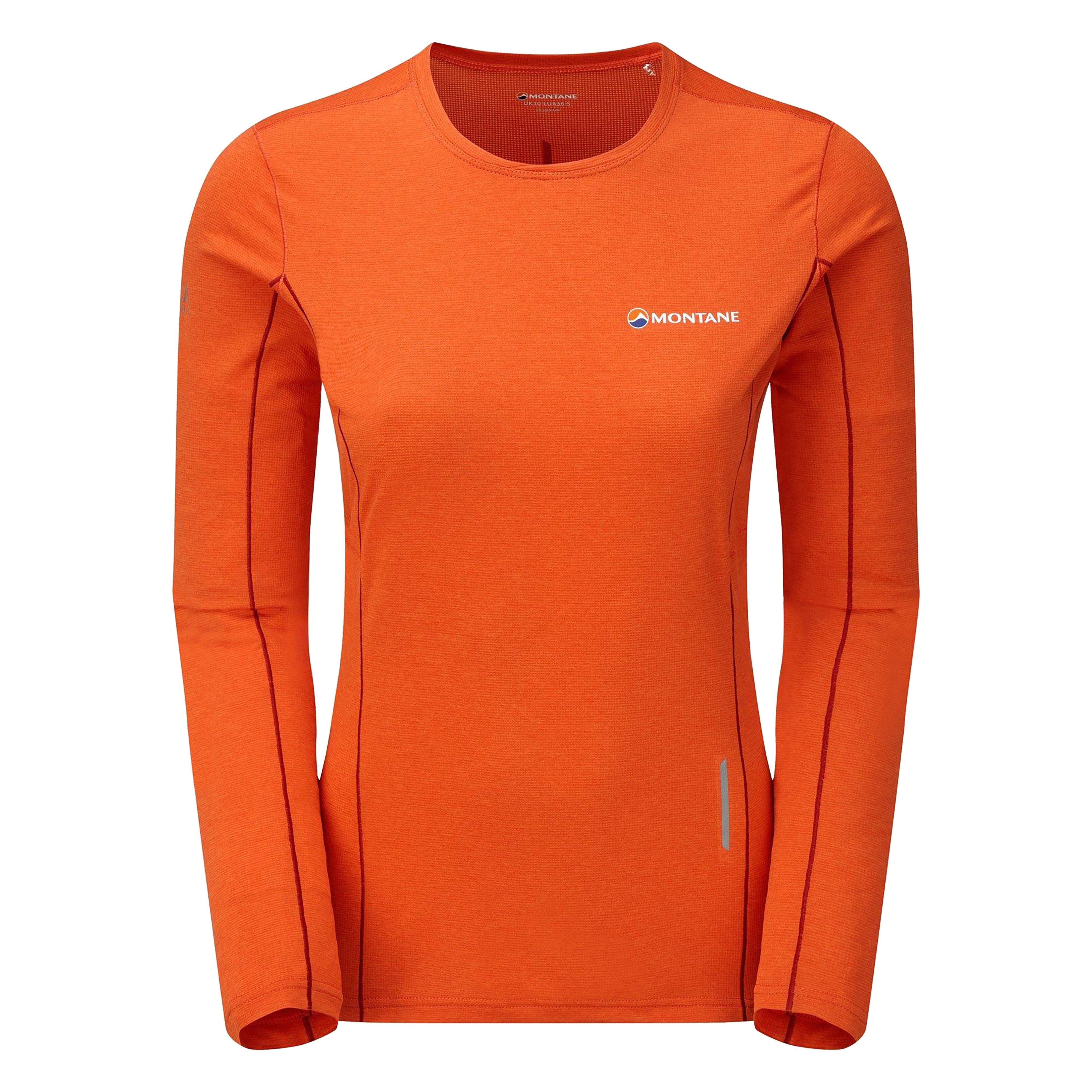 Montane Womens Blade Long Sleeve T-shirt - Red/red  Red/red