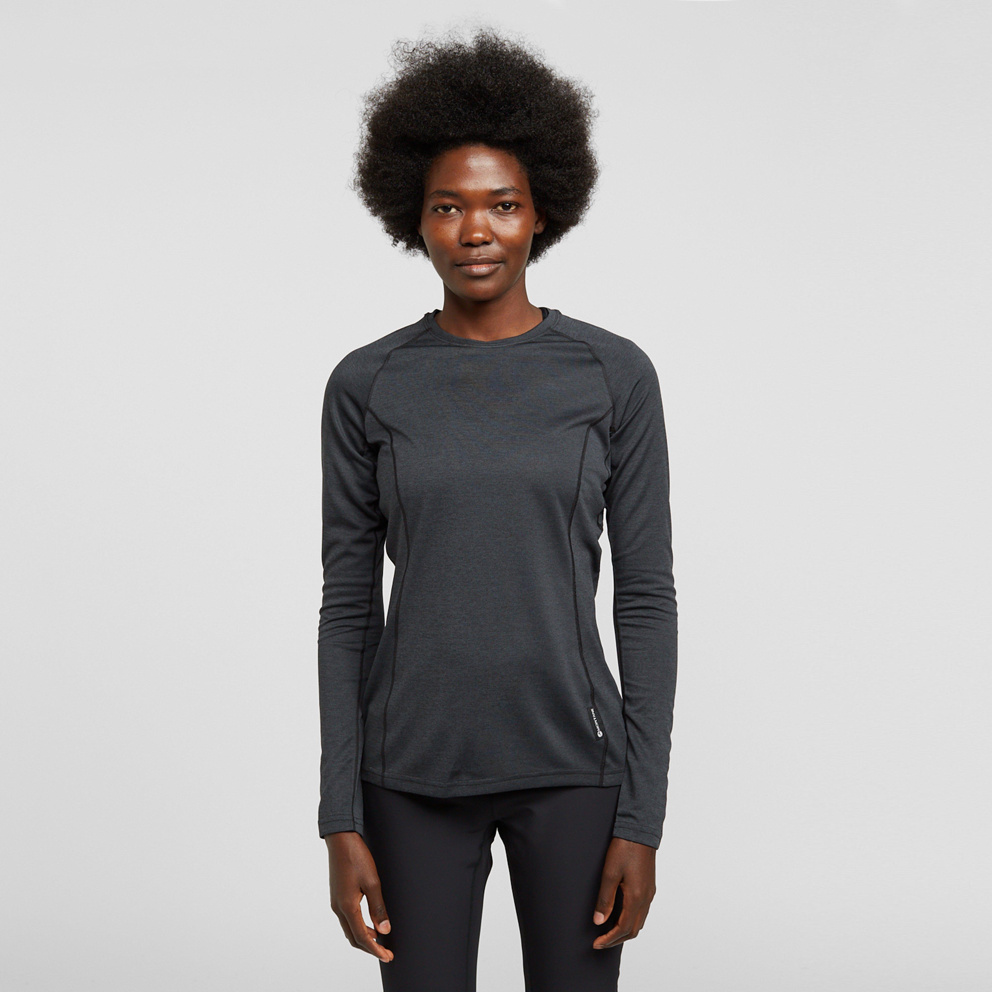 Montane Womens Dart Long Sleeve T-shirt - Black/black  Black/black