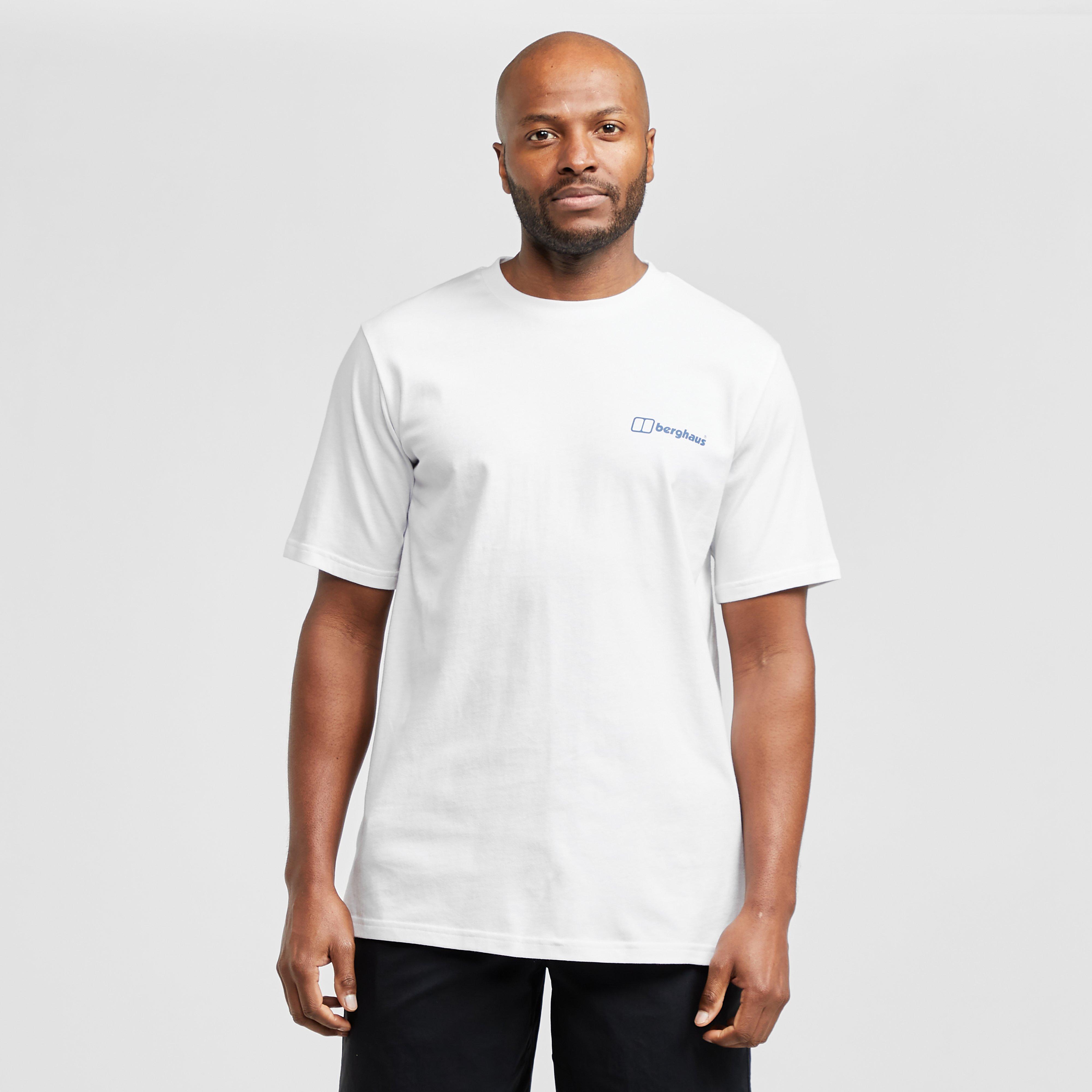 Berghaus Mens Mont Blanc Mtn T-shirt - White/white  White/white