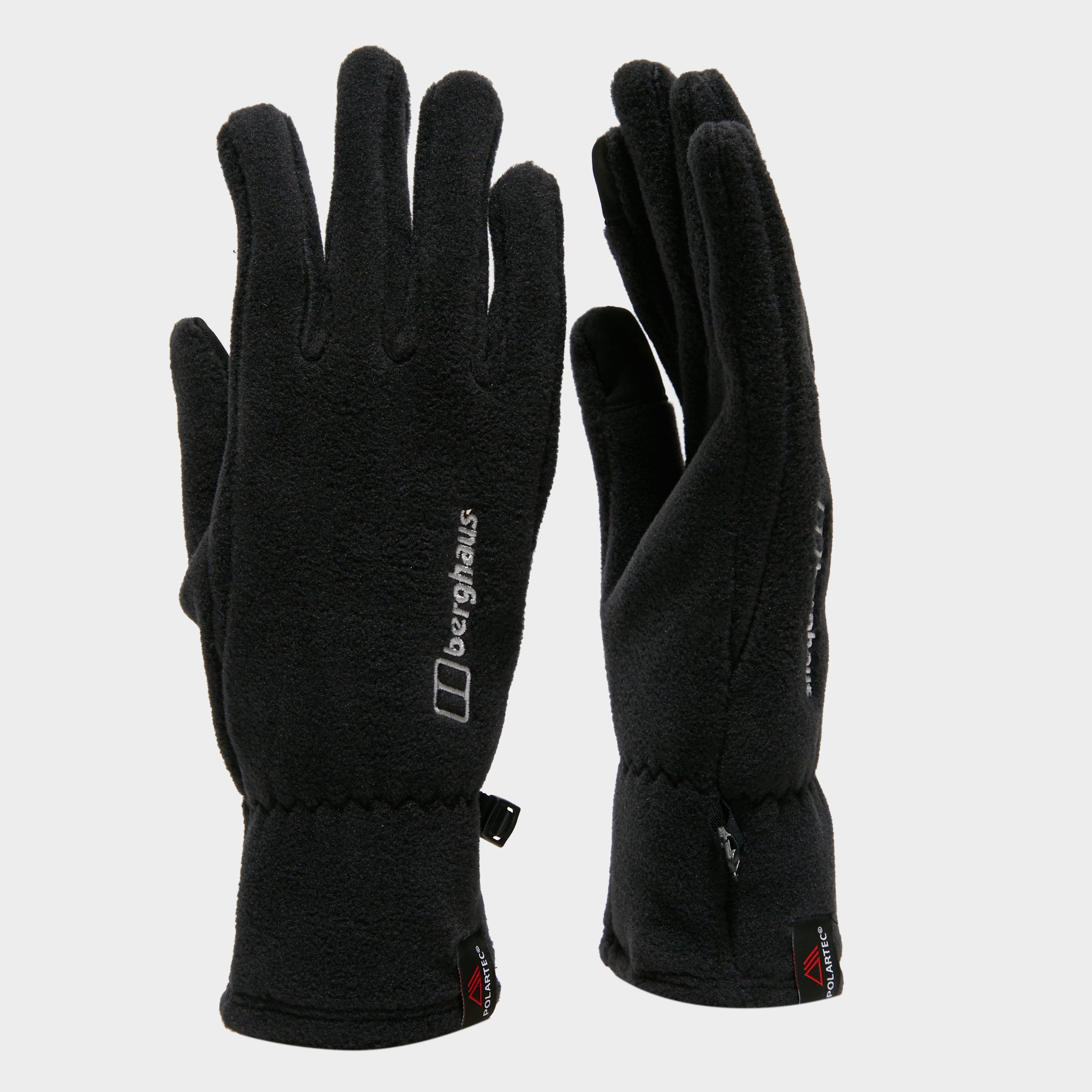 Berghaus Mens Prism Polartec Gloves - Black/glove  Black/glove