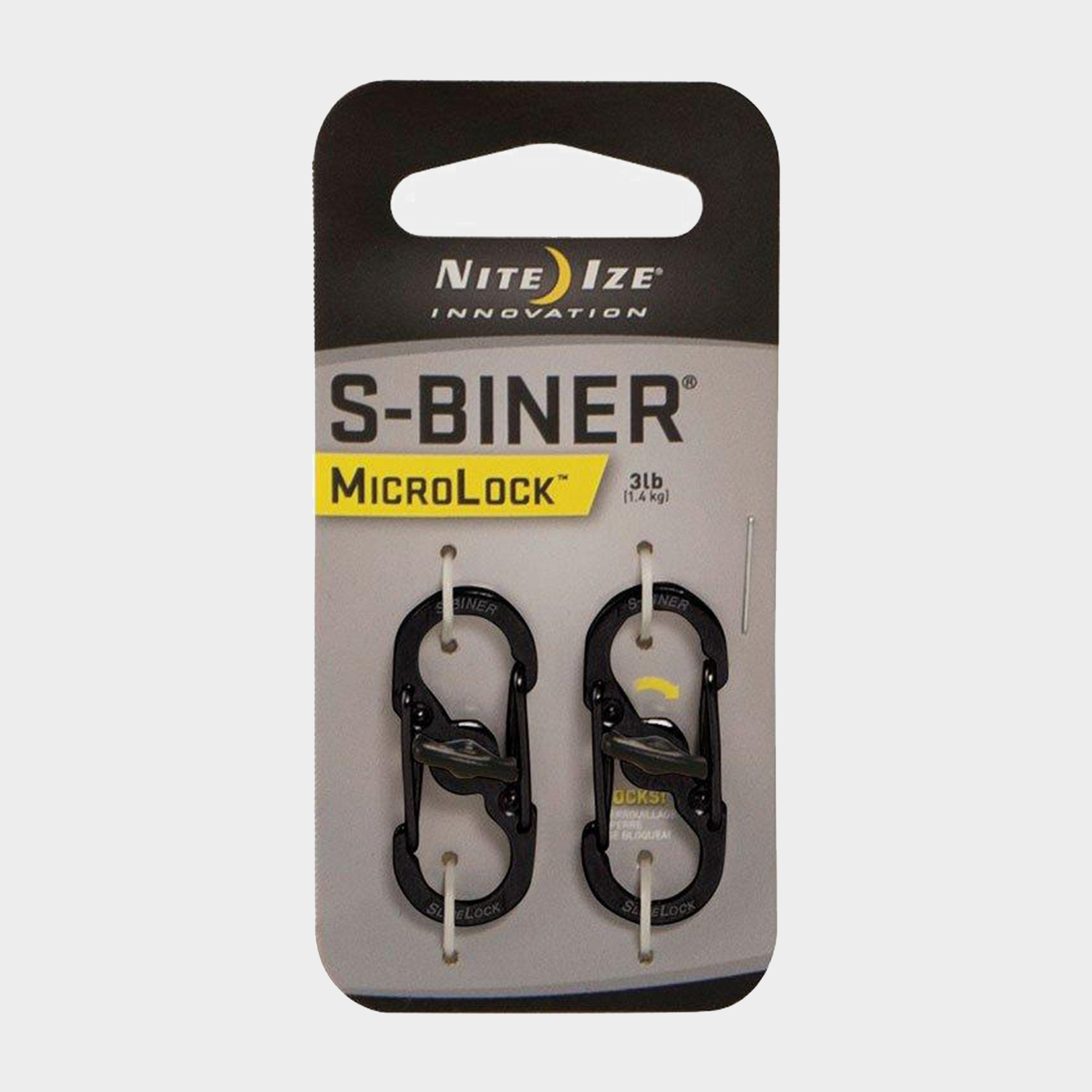 Niteize S-biner Microlock (black) - Black/blk  Black/blk