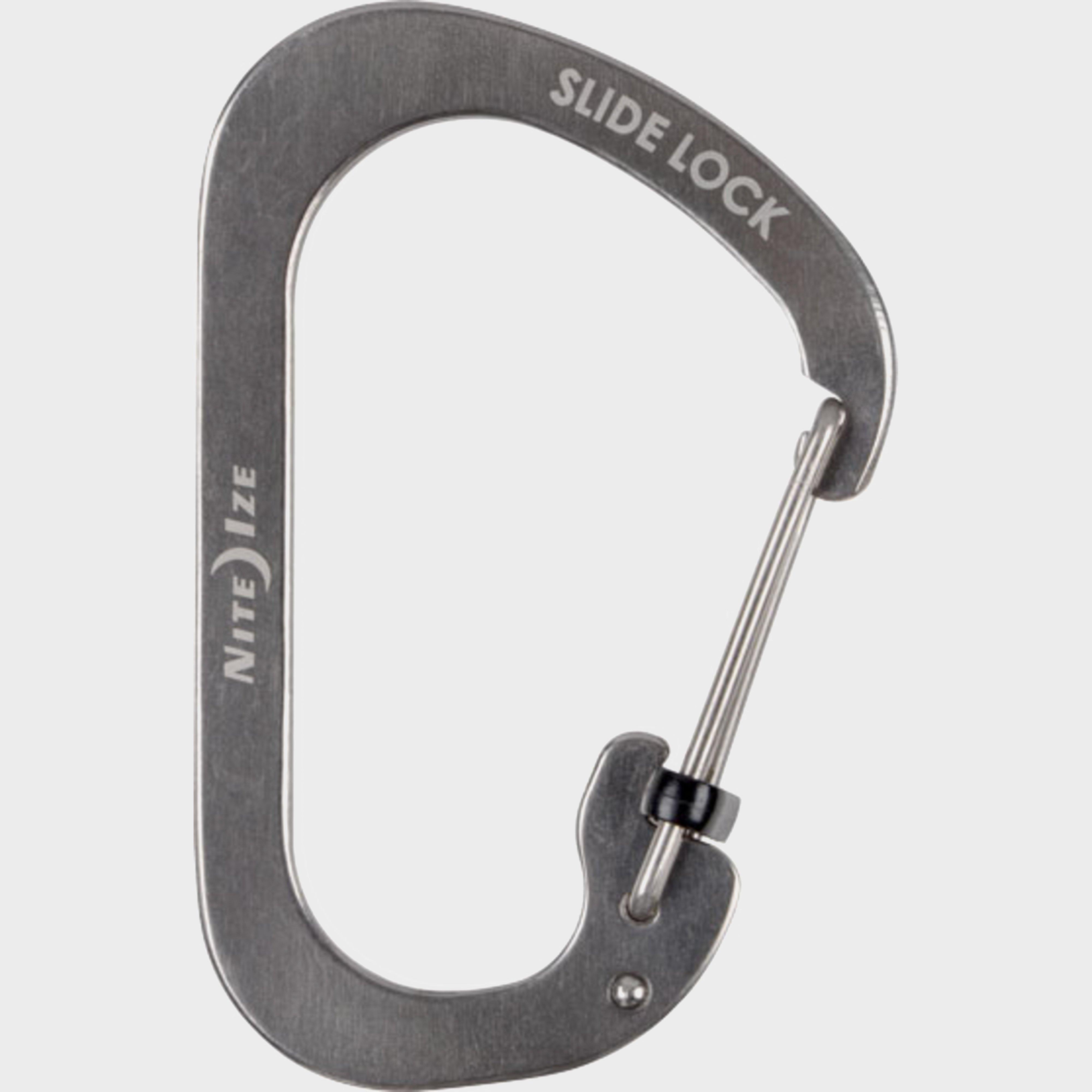 Niteize Slidelock Carabiner #4 (stainless Steel) - Grey/st  Grey/st