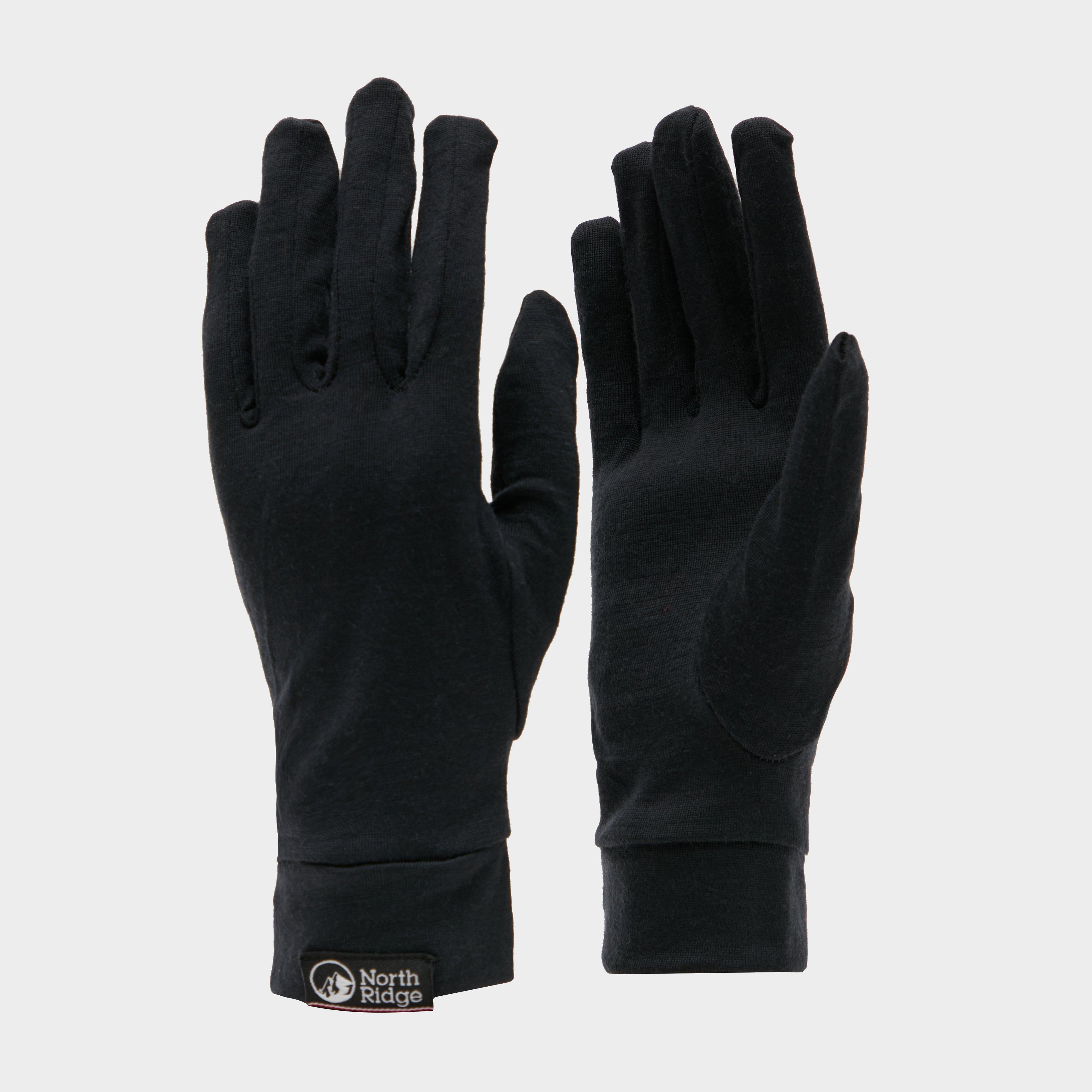 North Ridge Convect Merino Gloves - Black/gloves  Black/gloves