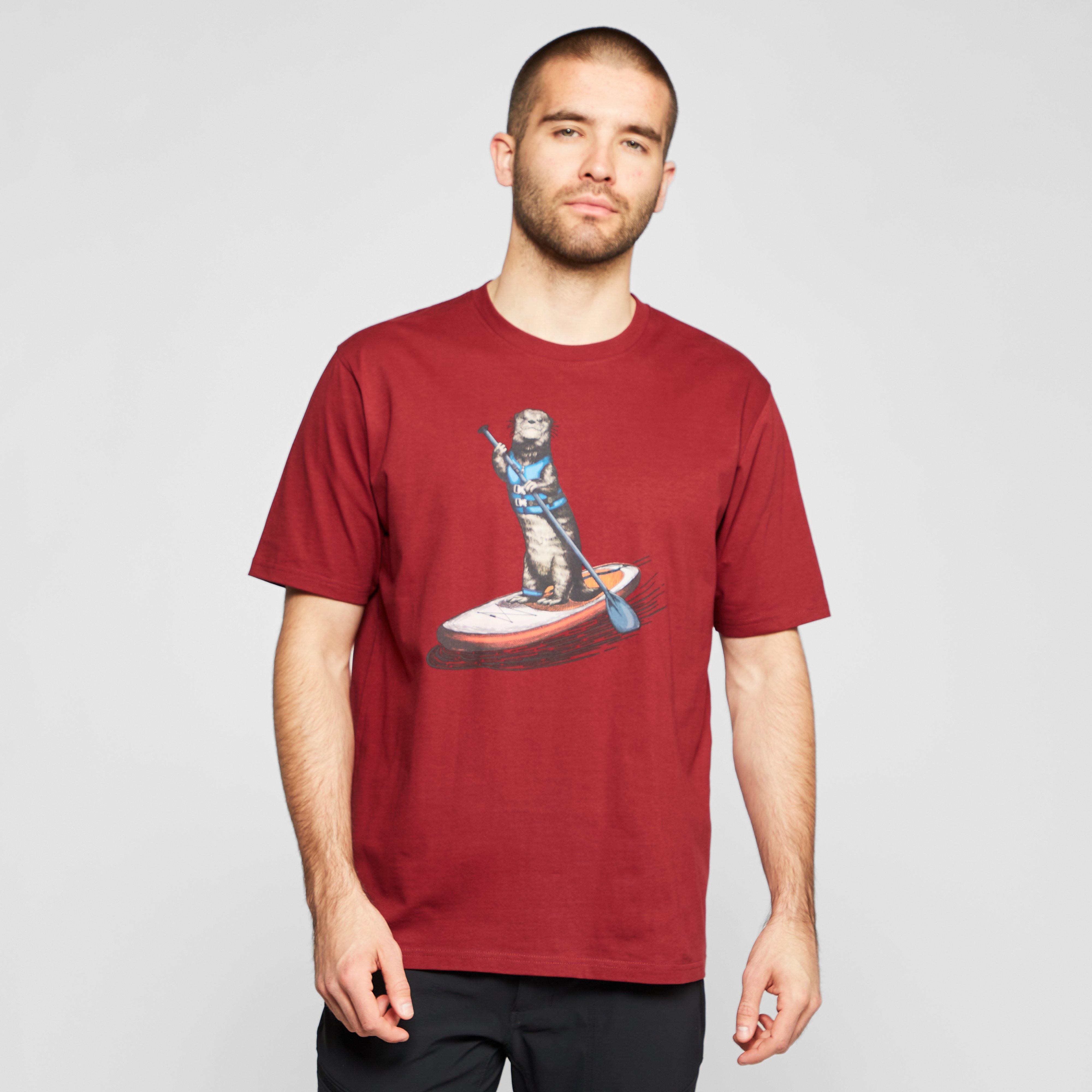 North Ridge Mens Otter T-shirt - Red/red  Red/red