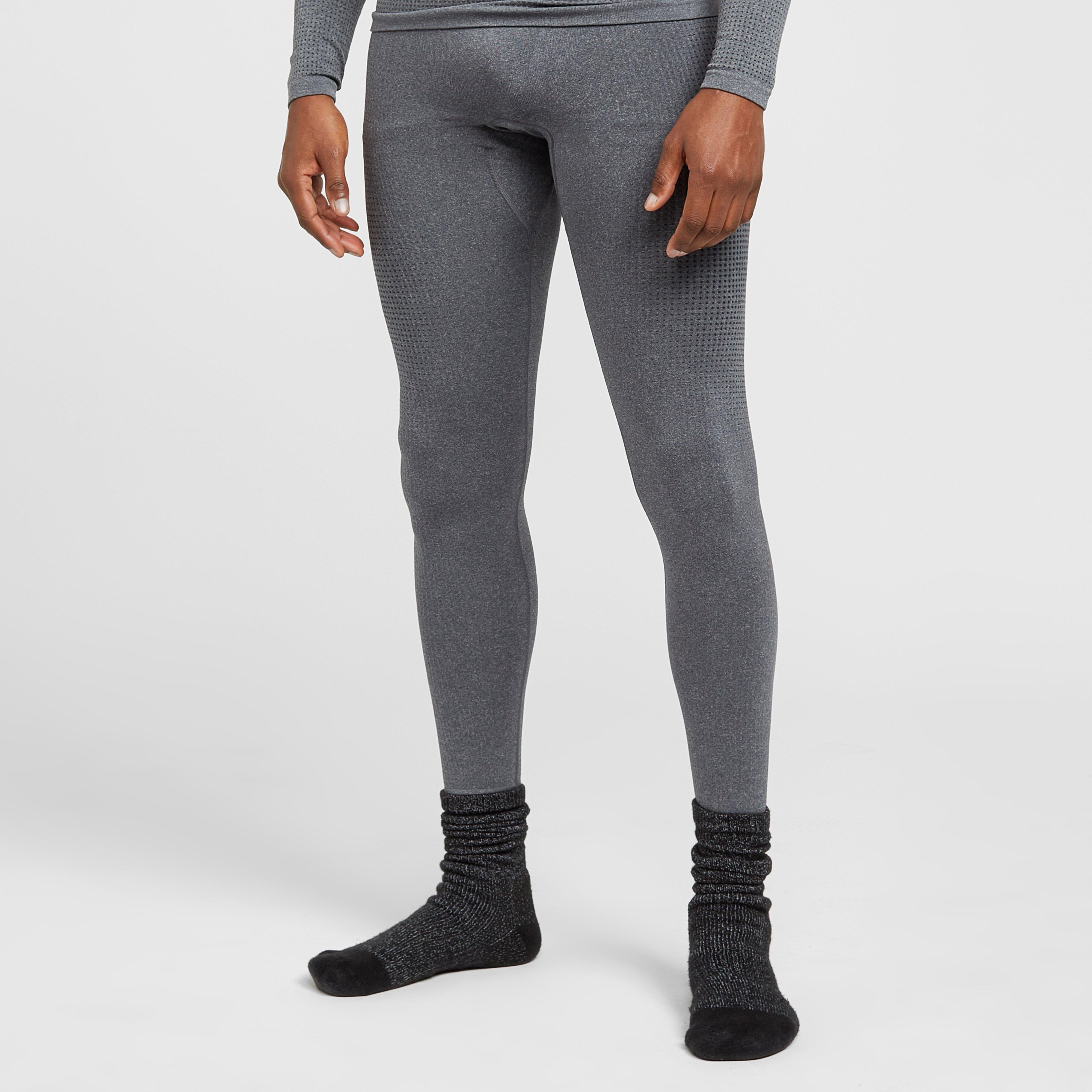 Odlo Mens Performance Warm Eco Leggings - Grey/grey  Grey/grey