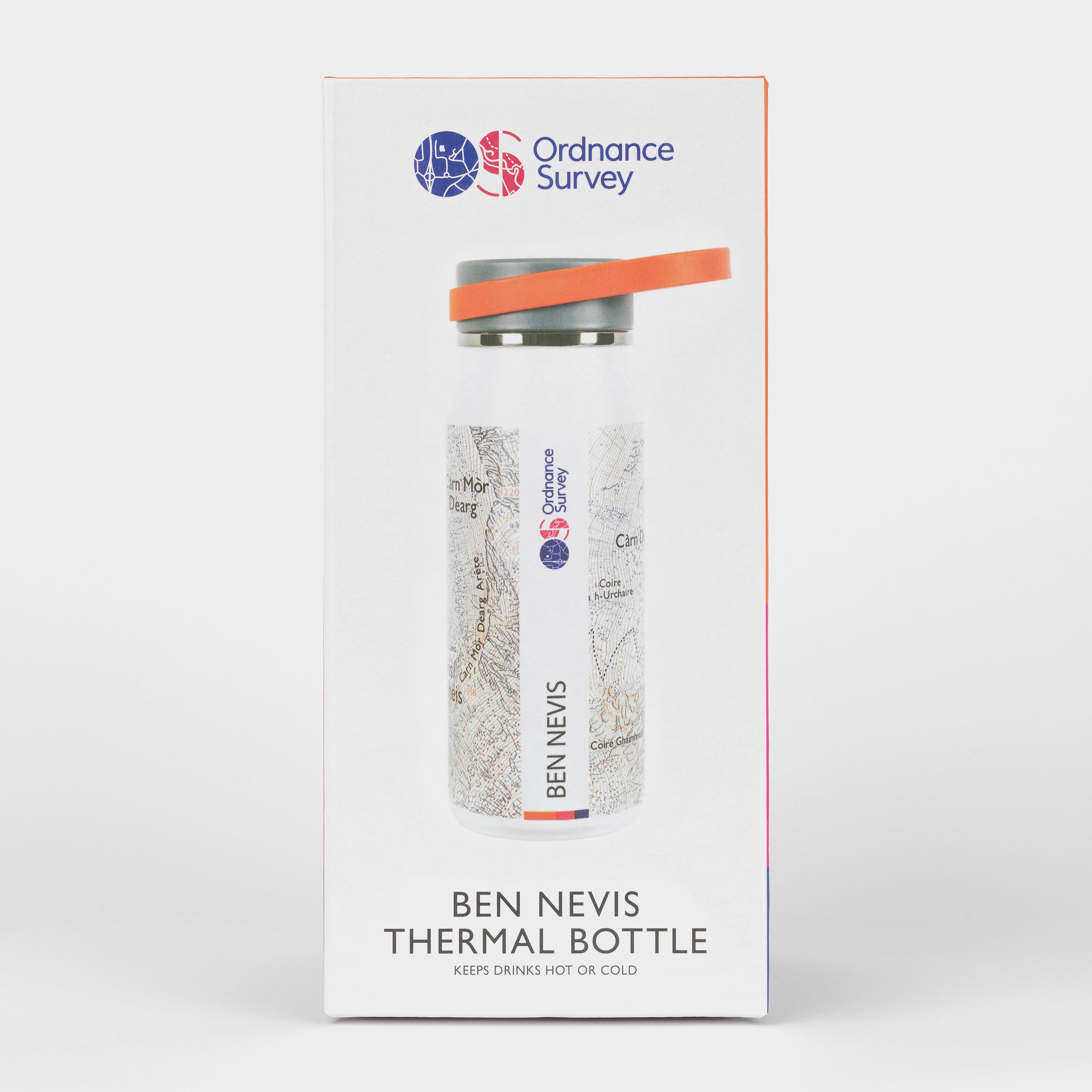 Ordnance Survey Ben Nevis Thermal Bottle - White/white  White/white