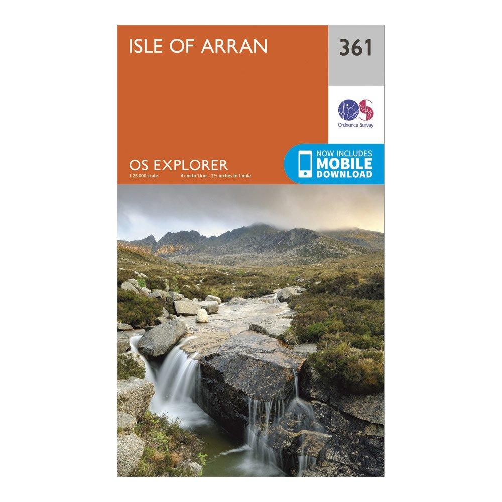 Ordnance Survey Explorer 361 Isle Of Arran Map With Digital Version - D/d  D/d
