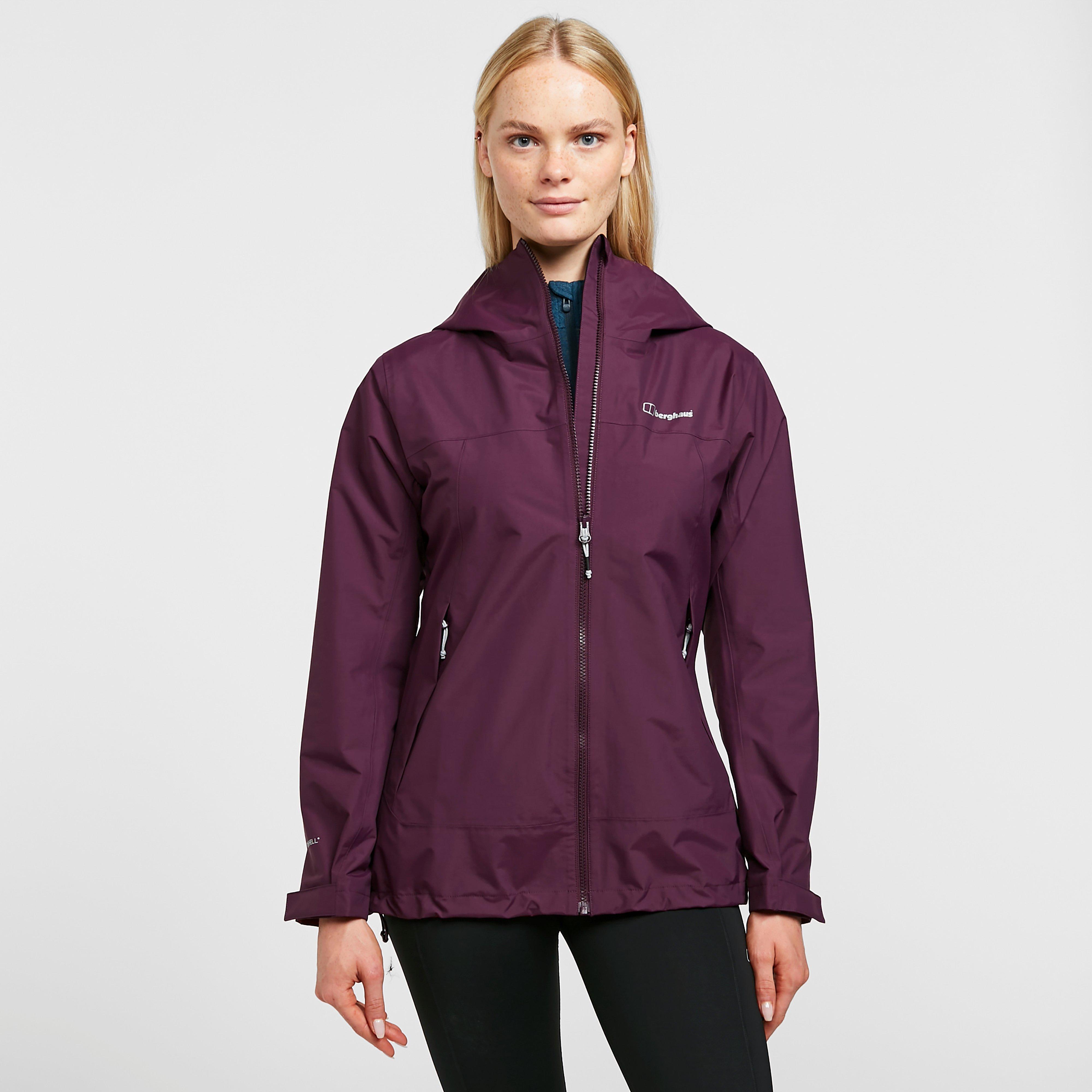 Berghaus Womens Stormcloud Prime Waterproof Jacket - Purple/purple  Purple/purple