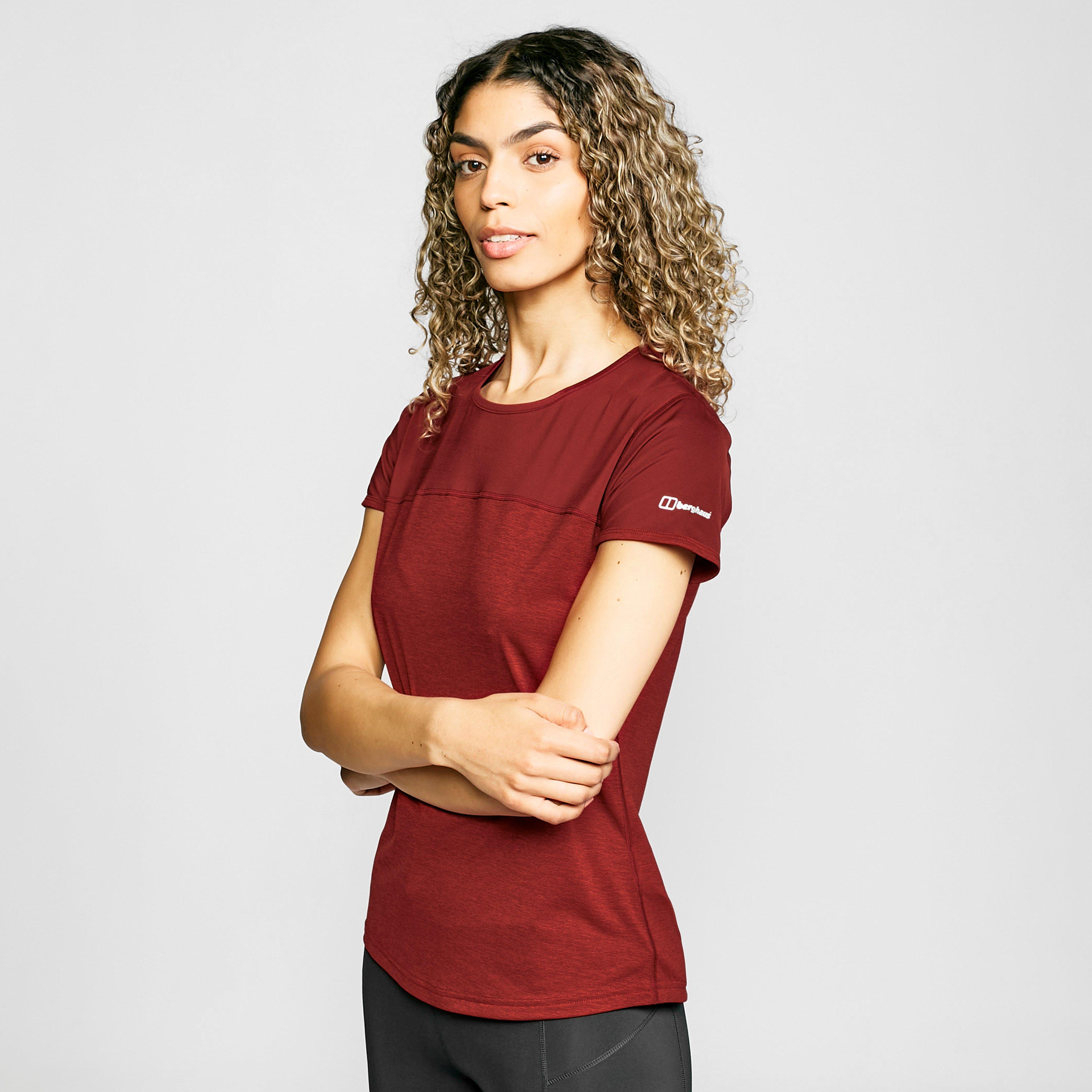 Berghaus Womens Voyager Tech Tee - Red/red  Red/red