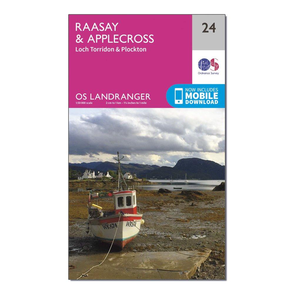 Ordnance Survey Landranger 24 RaasayandApplecross  Loch TorridonandPlockton Map With Digital Version - D/d  D/d