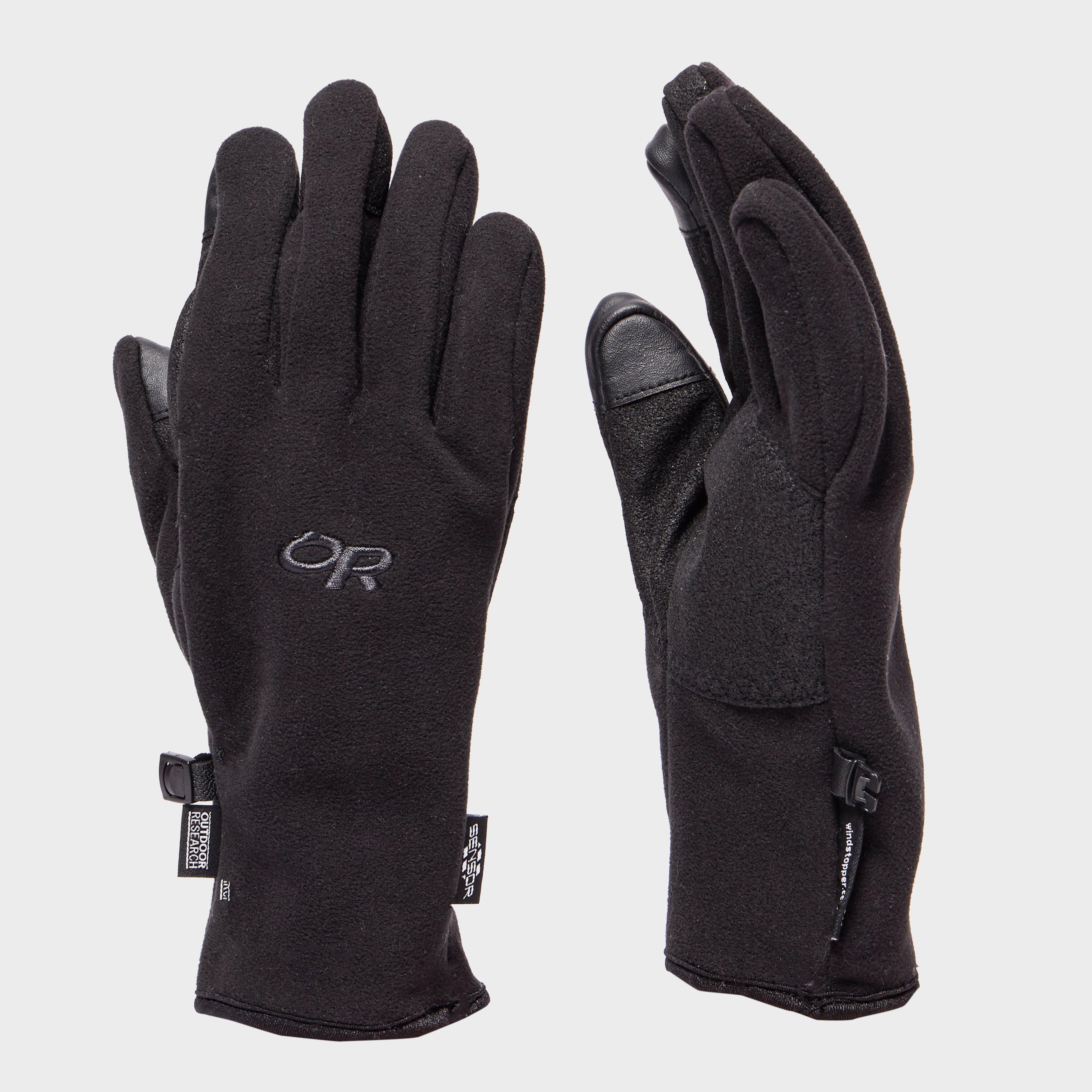 Outdoor Research Mens Gripper Sensor Glove - Black/blk  Black/blk