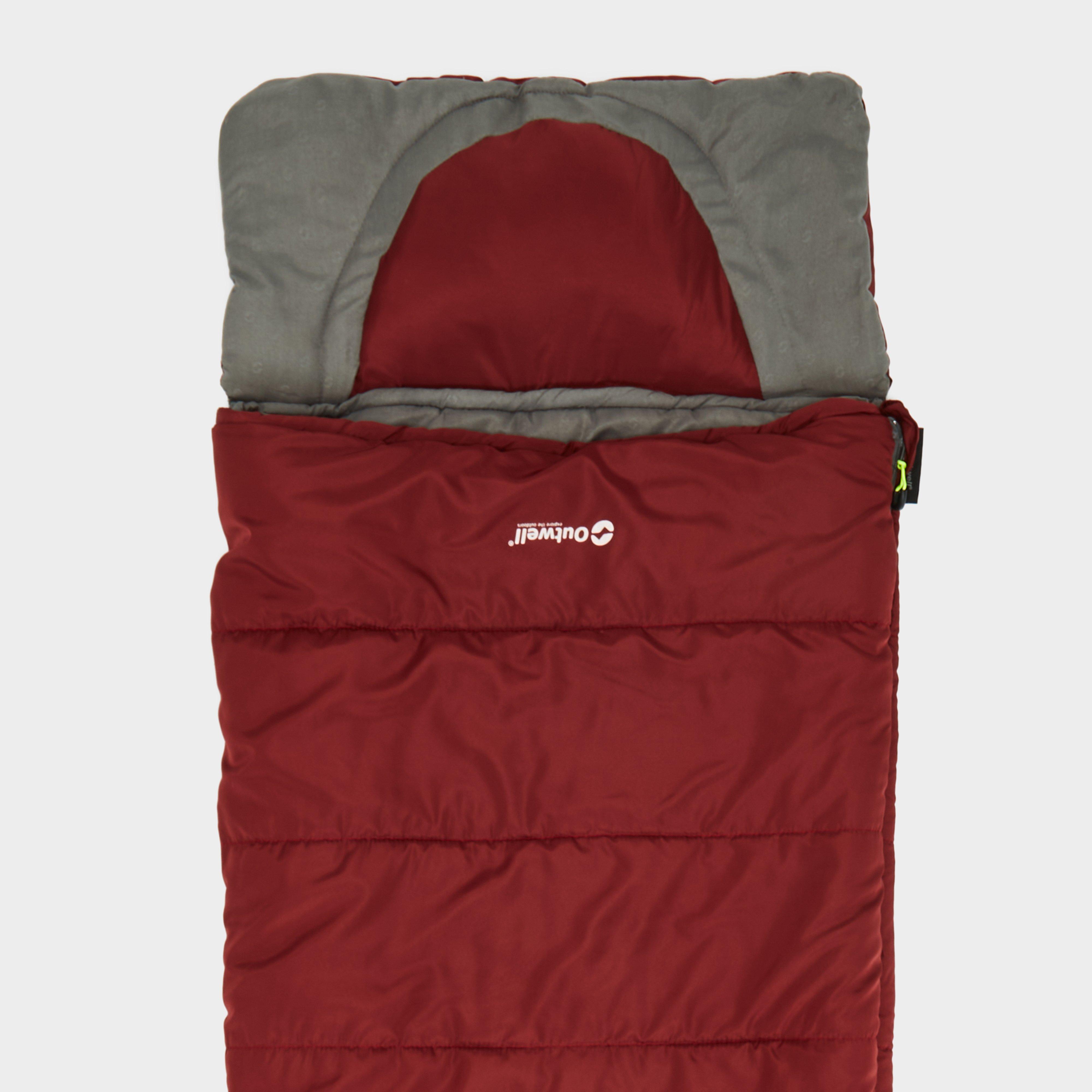 Outwell Contour Junior Sleeping Bag - Red/red  Red/red