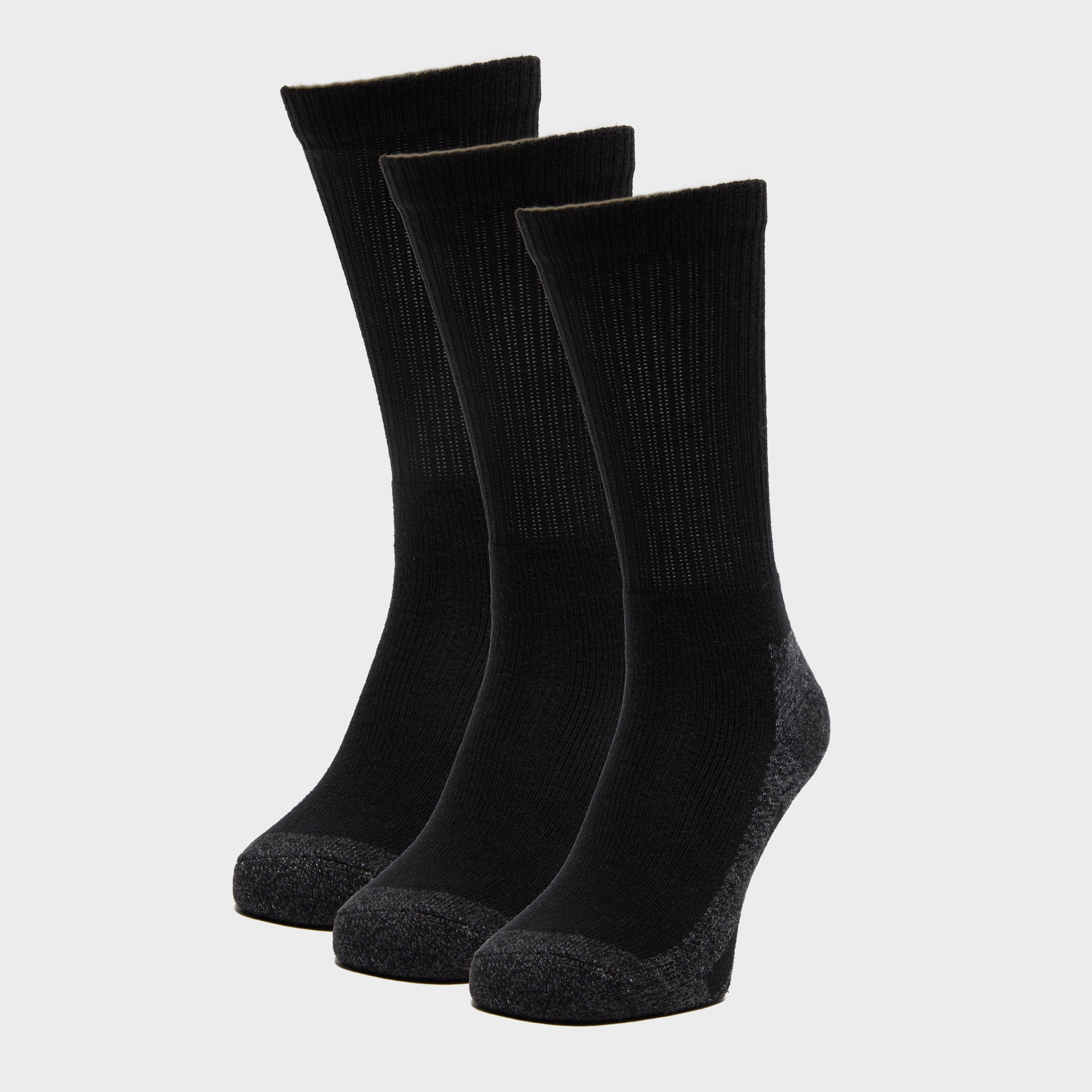 Peter Storm 3 Pack Work Socks - Black  Black