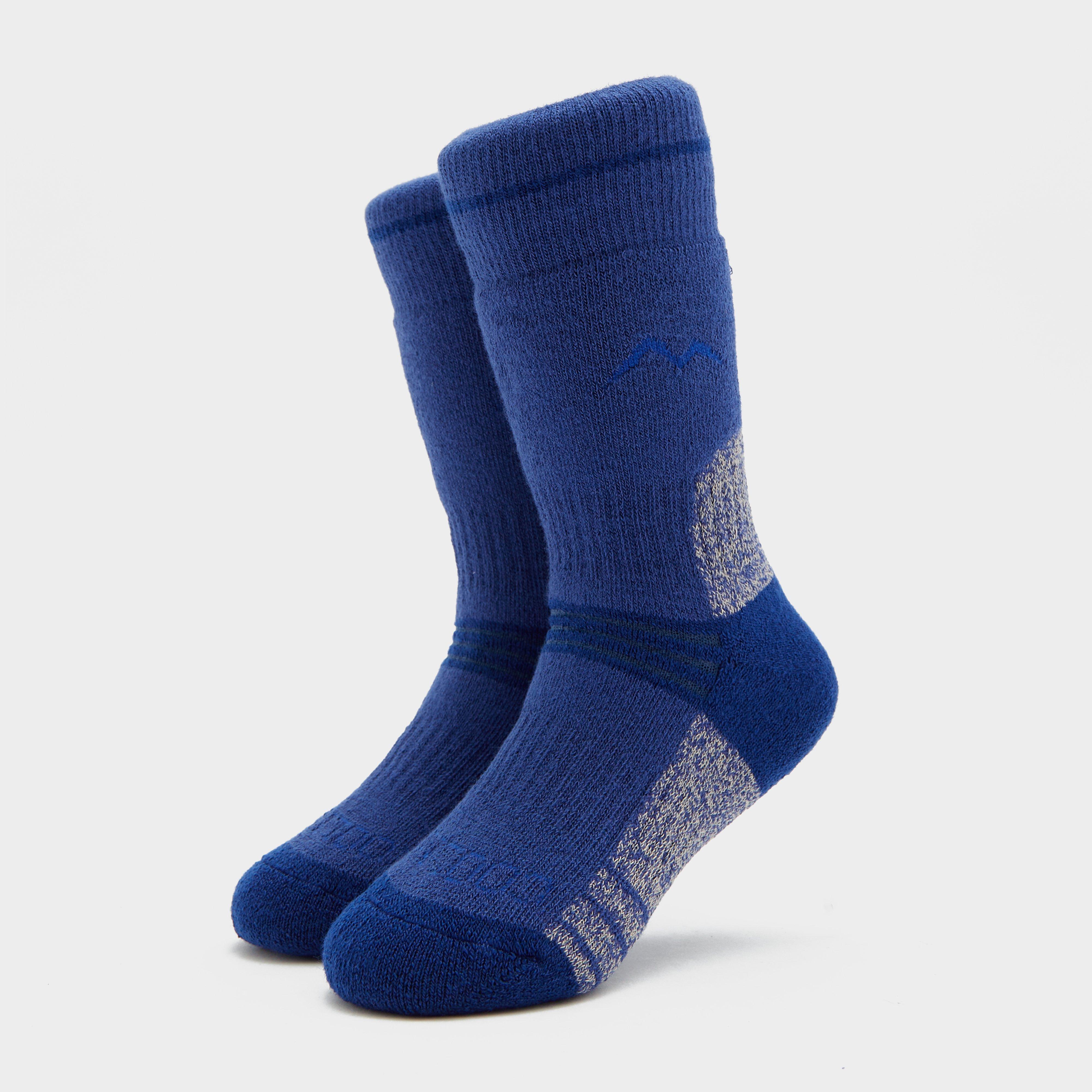 Peter Storm Boys Midweight Trekking Sock (2 Pack) - Blue/brt  Blue/brt