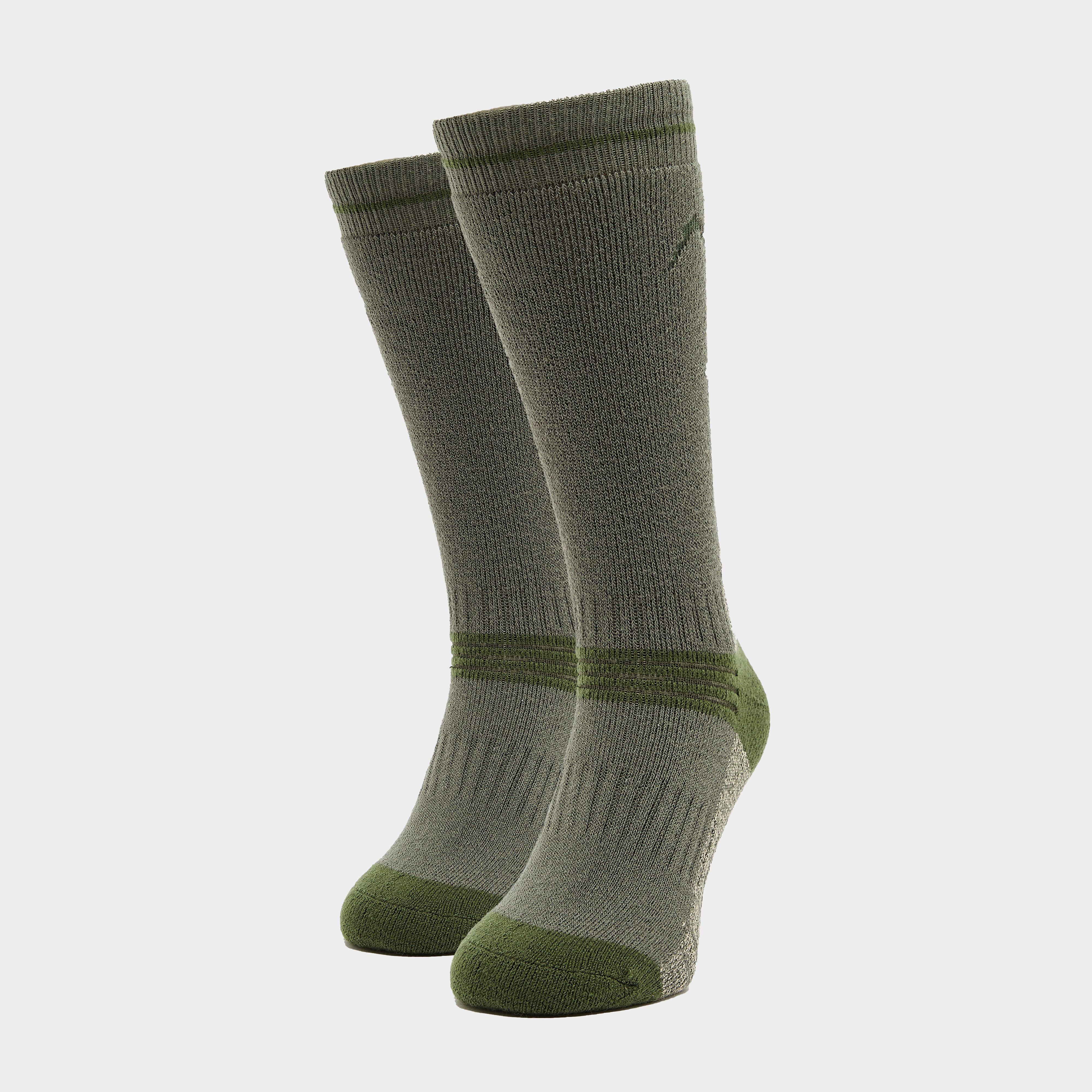 Peter Storm Heavyweight Outdoor Socks - 2 Pack - Green/sge  Green/sge