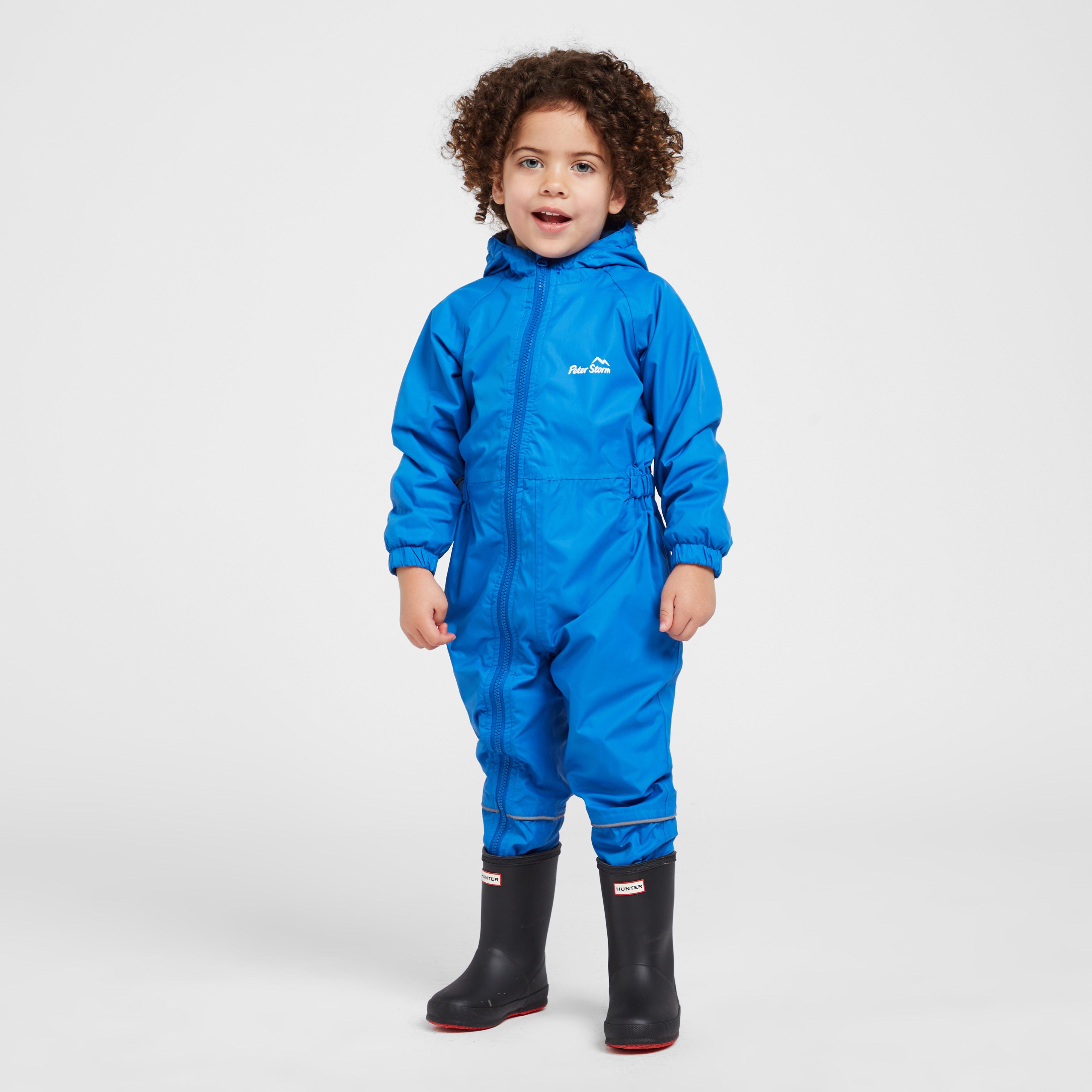 Peter Storm Infants Fleece Lined Waterproof Suit - Blue/dbl  Blue/dbl
