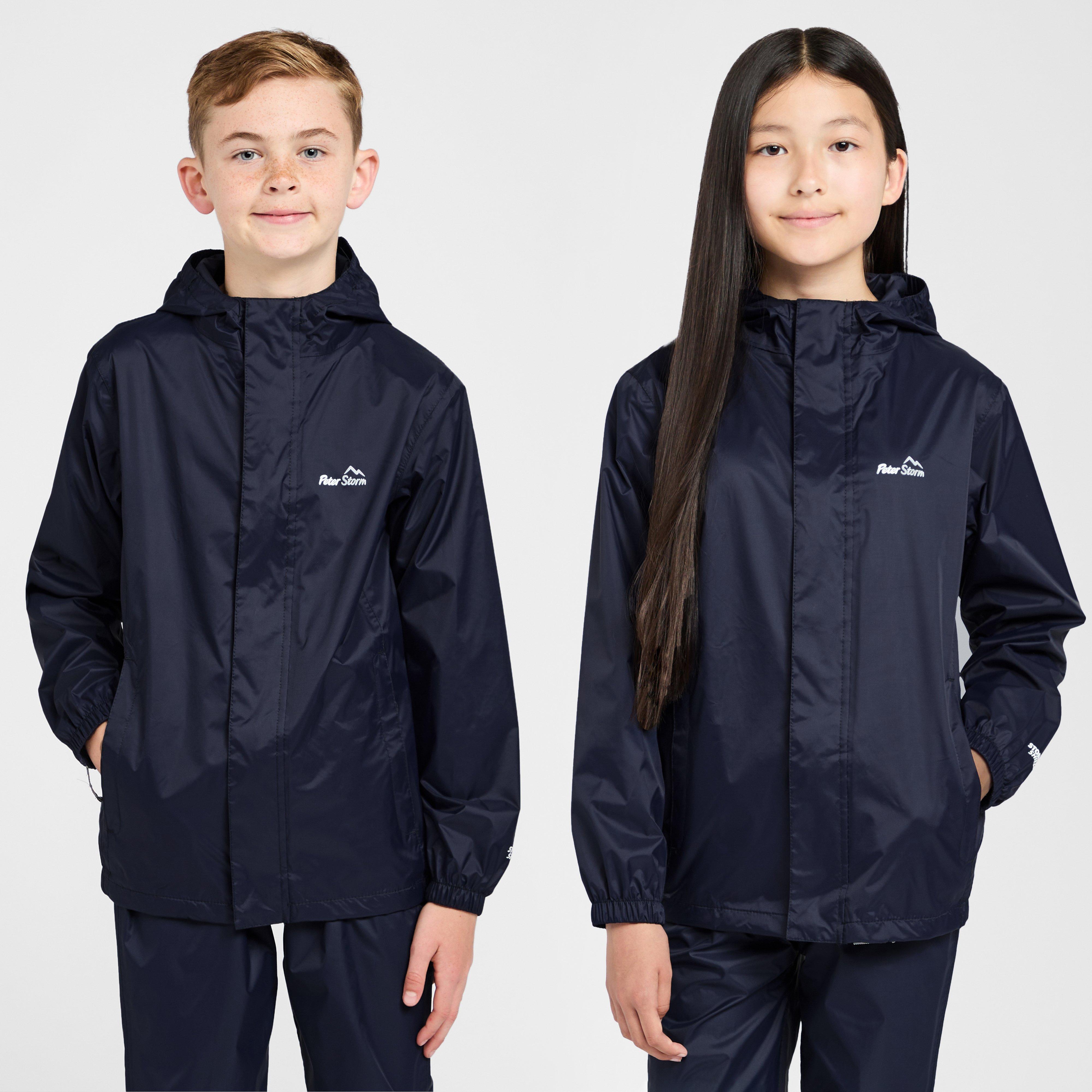 Peter Storm Kids Unisex Packable Waterproof Jacket - Blue/blue  Blue/blue