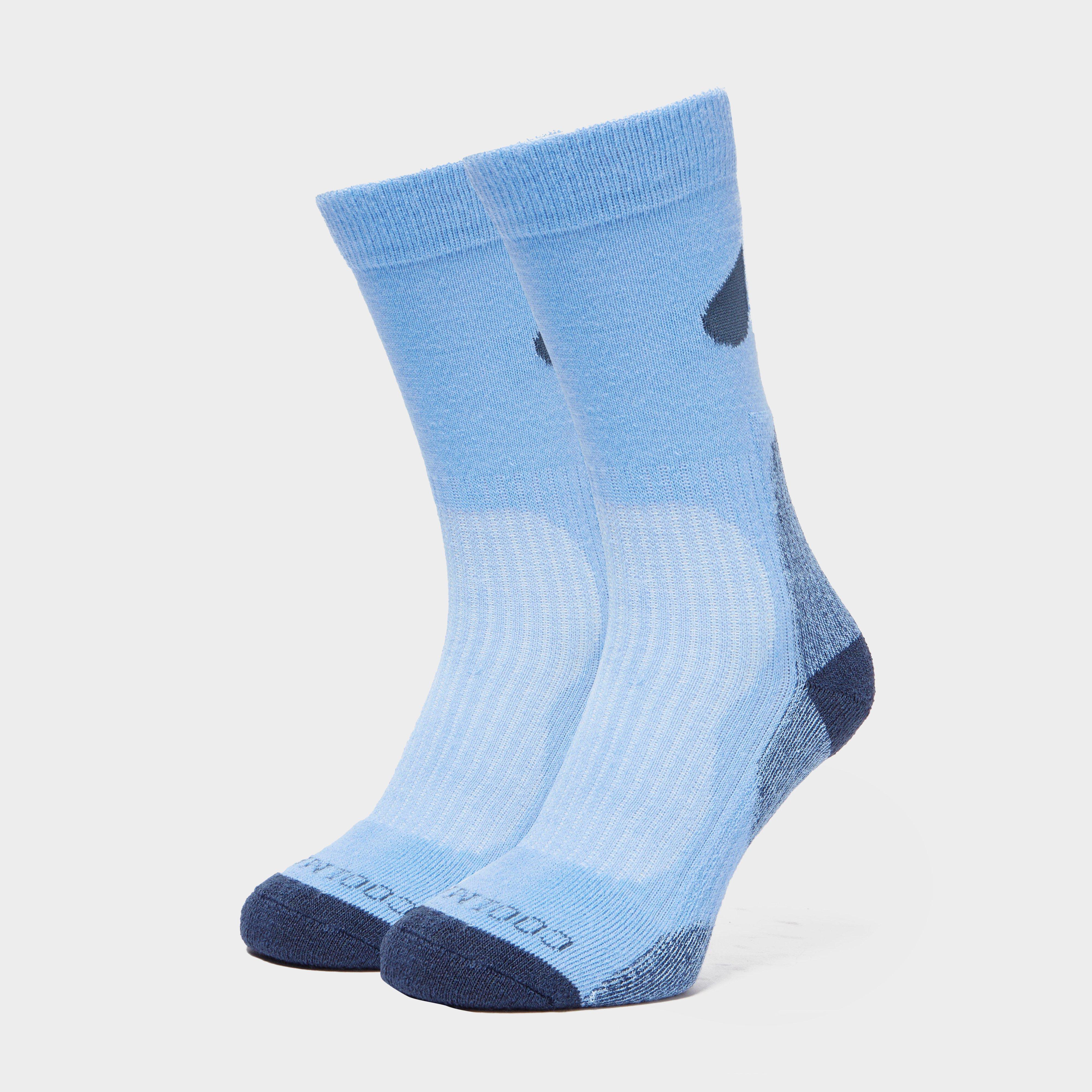 Peter Storm Lightweight Outdoor Sock - 2 Pack - Blue  Blue