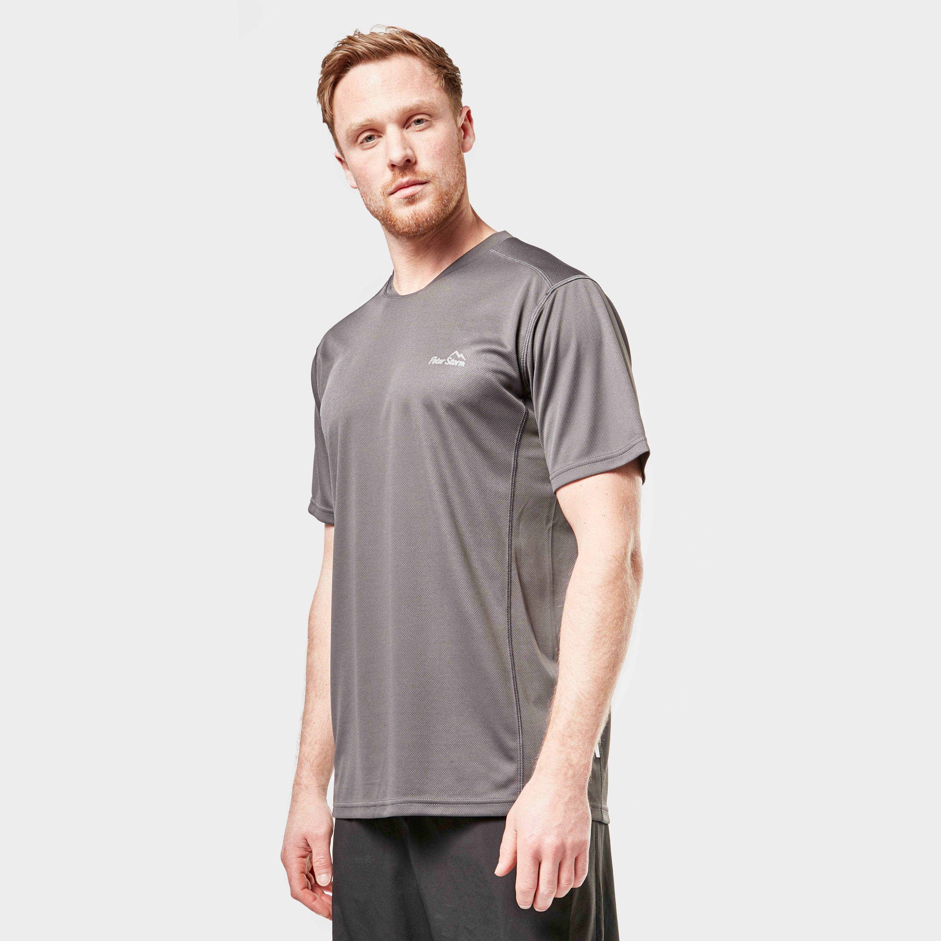 Peter Storm Mens Balance Short Sleeve T-shirt - Grey/dgy  Grey/dgy