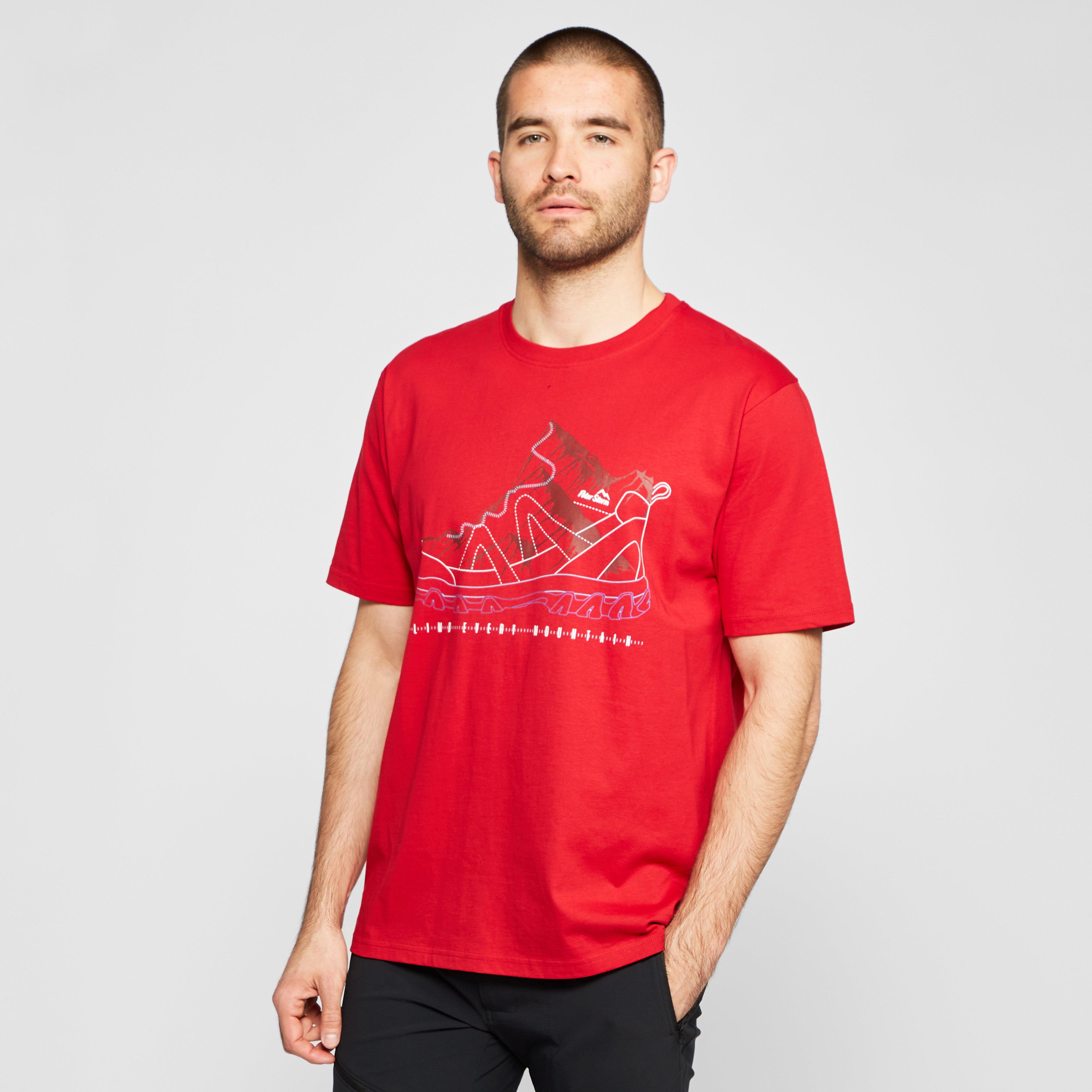 Peter Storm Mens Climb T-shirt - Red/red  Red/red
