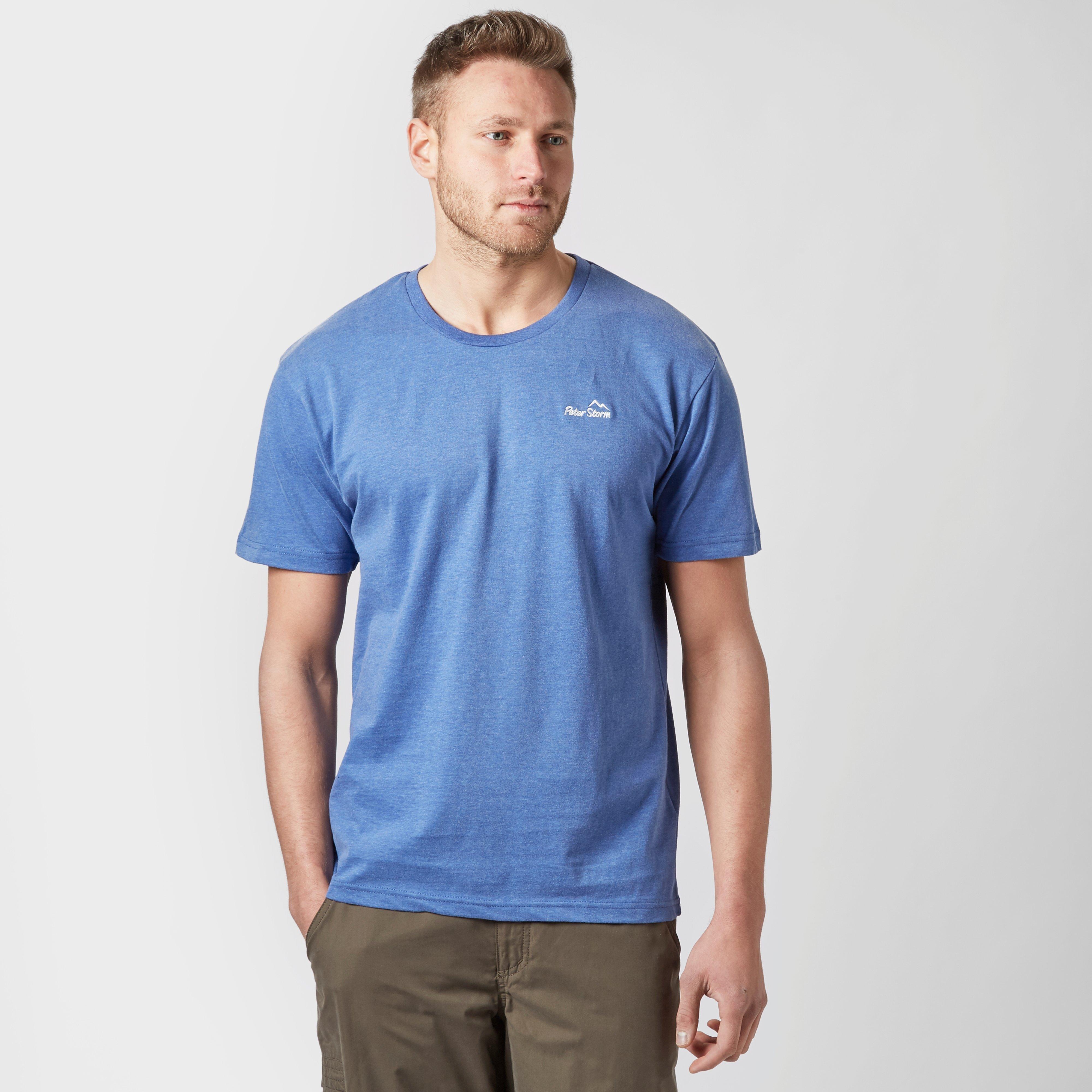 Peter Storm Mens Heritage Ii T-shirt - Blue  Blue