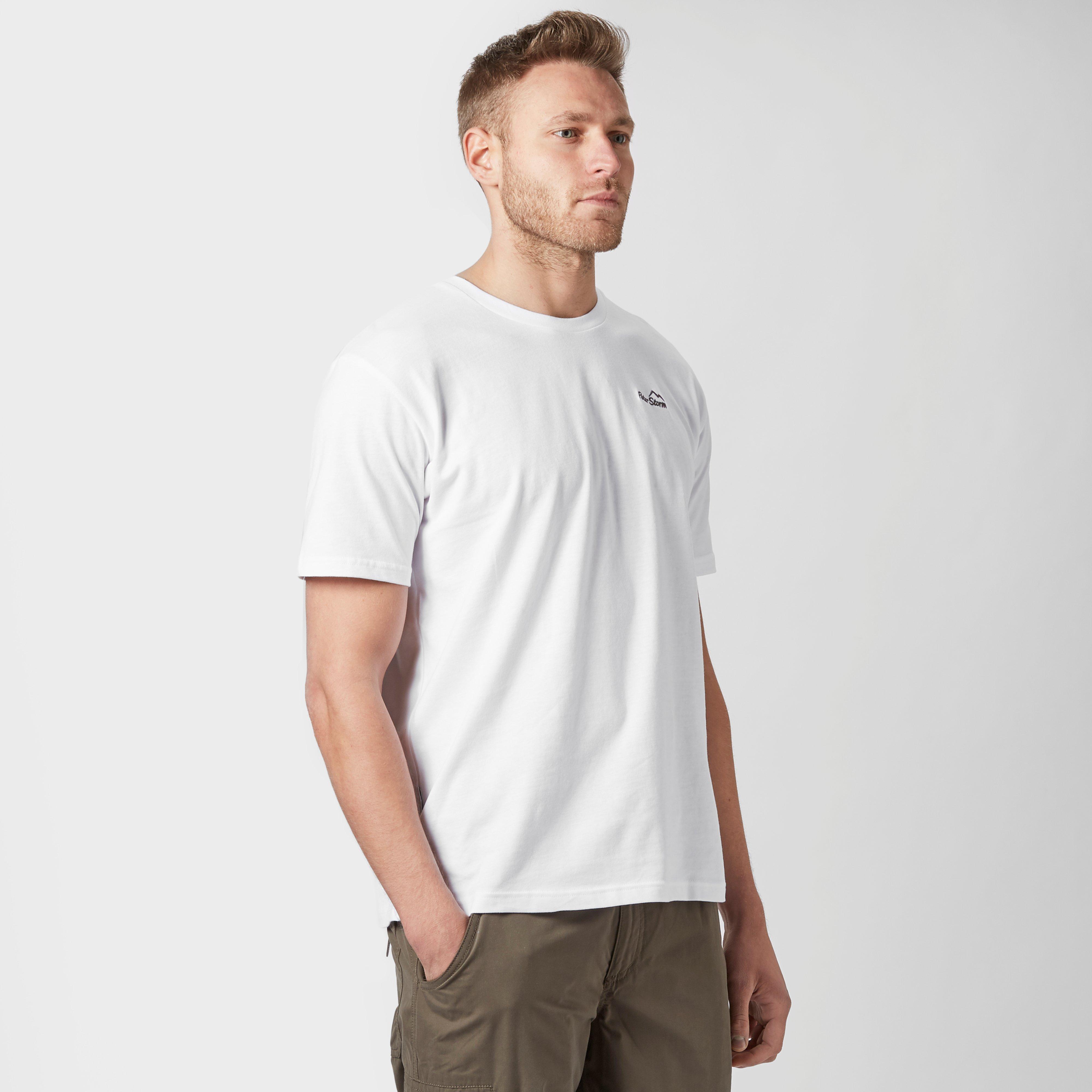Peter Storm Mens Heritage Ii T-shirt - White/wht  White/wht
