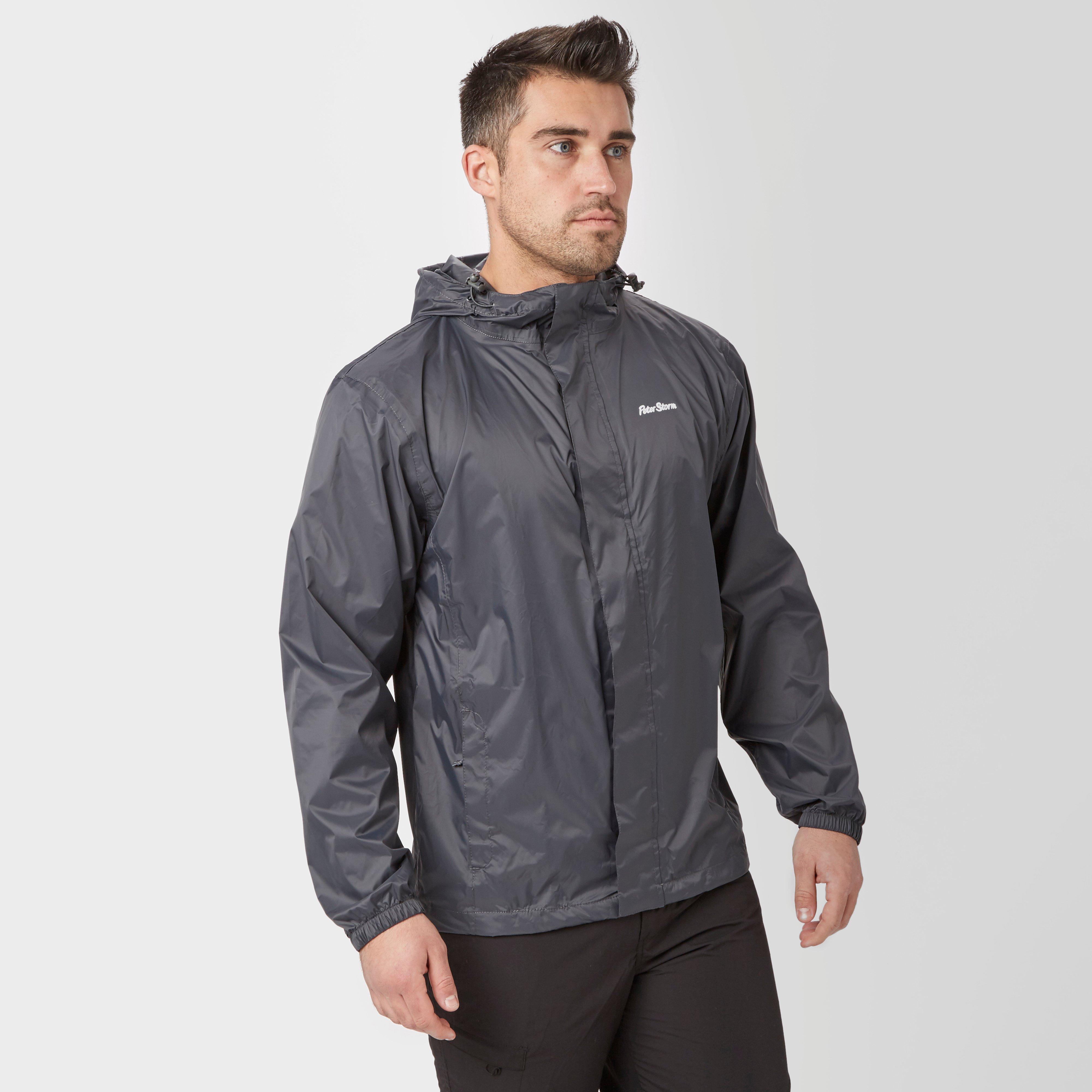 Peter Storm Mens Packable Jacket - Grey/white  Grey/white
