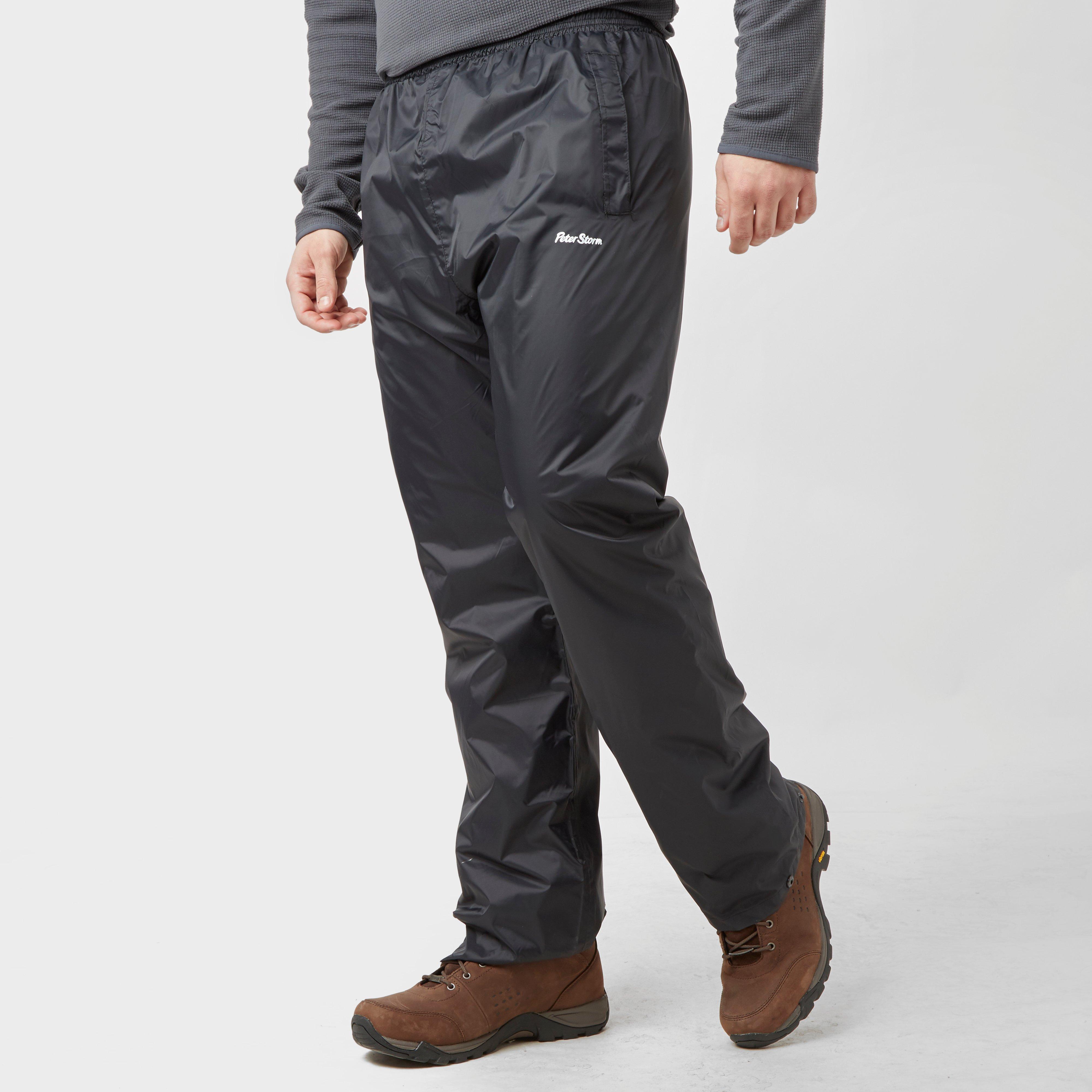 Peter Storm Mens Packable Pants - Black/blk  Black/blk