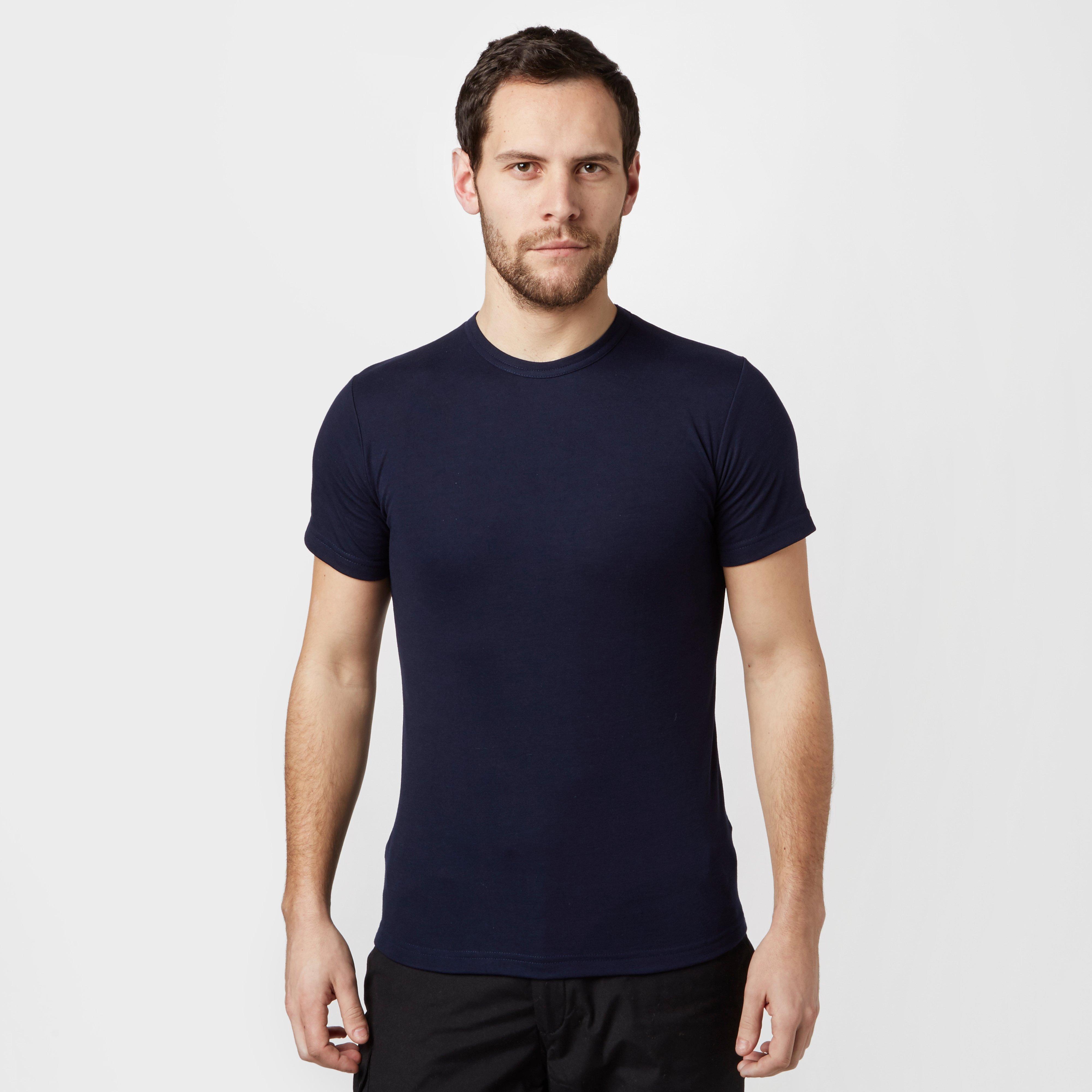 Peter Storm Mens Short Sleeve Thermal Crew Baselayer Top - Navy/nvy  Navy/nvy