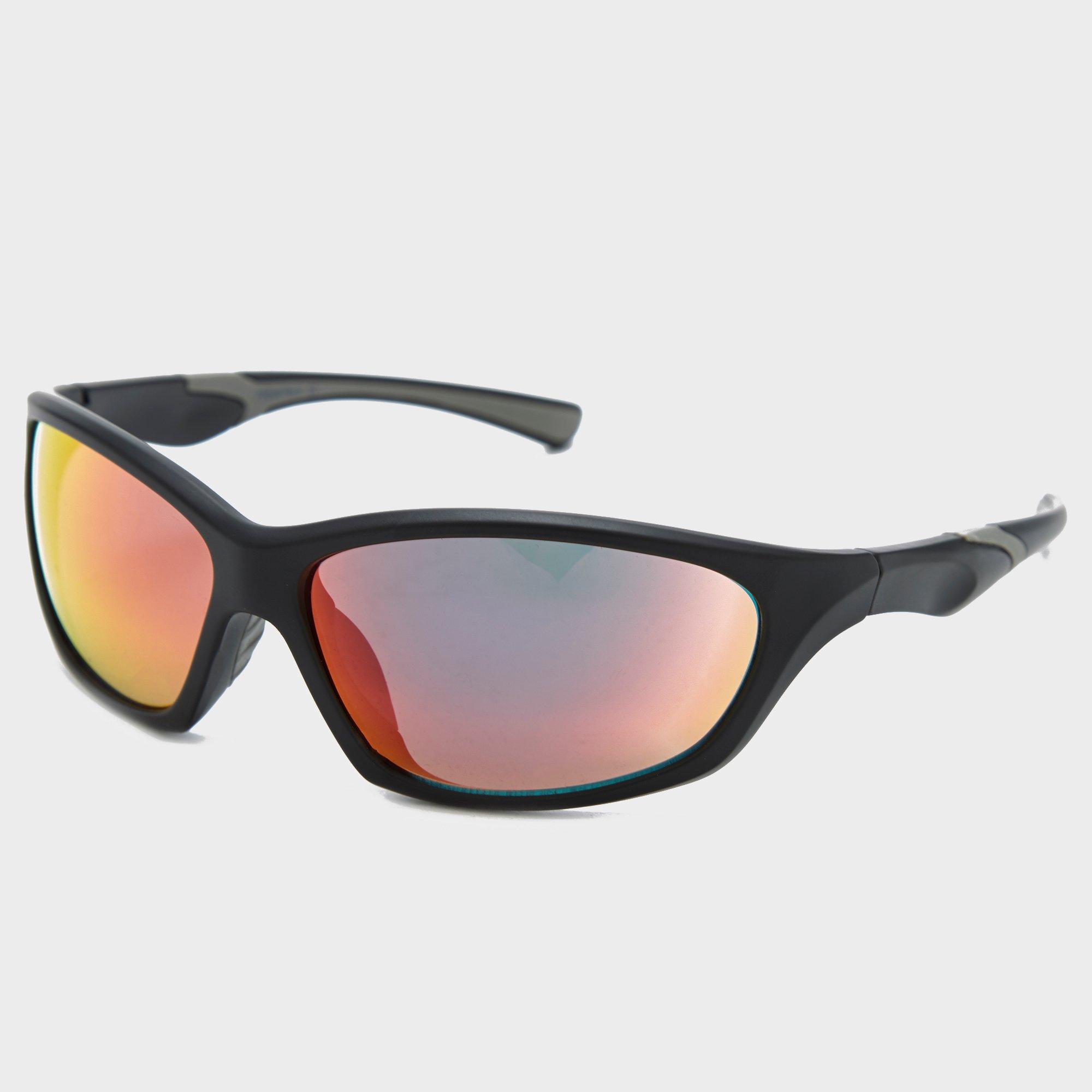 Peter Storm Mens Sport Square Wrap-around Sunglasses - Black/blk  Black/blk