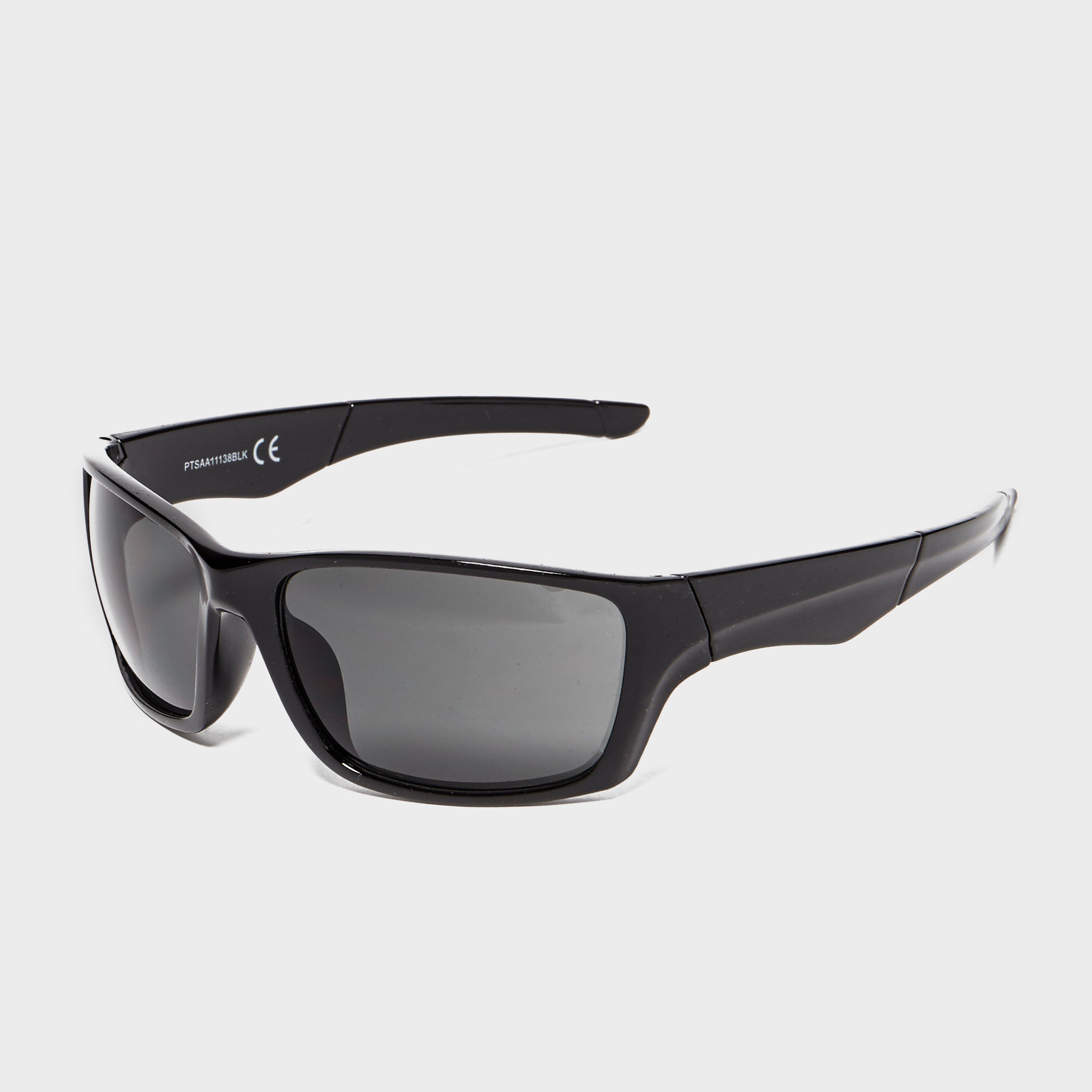 Peter Storm Mens Square Wrap Sunglasses - Black/black  Black/black