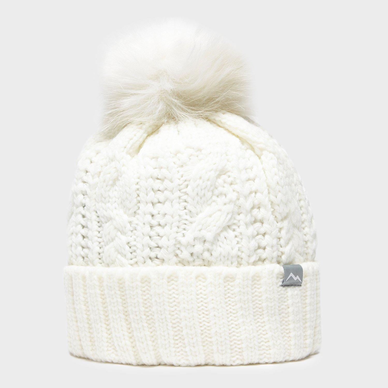 Peter Storm Womens Daisy Bobble Hat - White/wh  White/wh