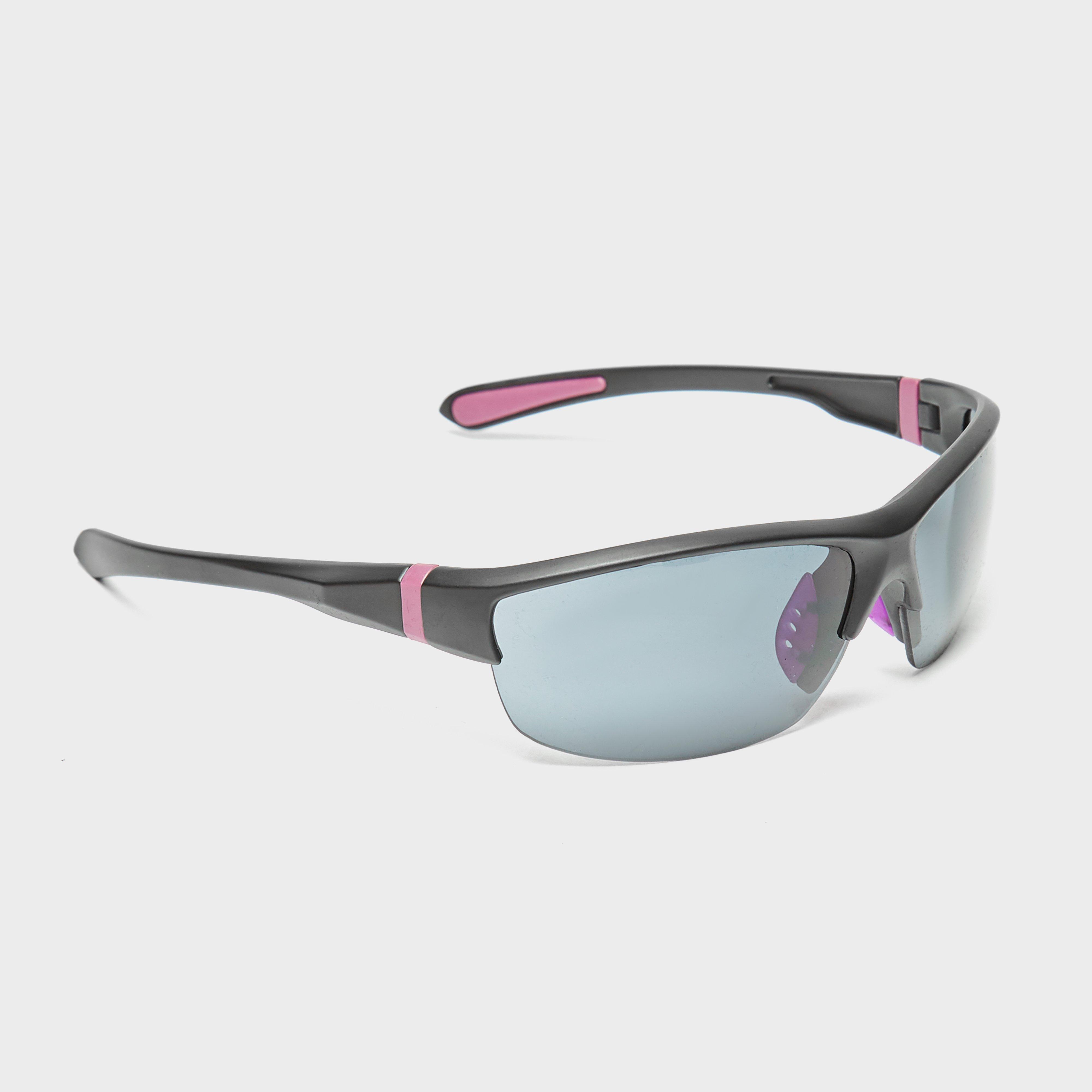Peter Storm Womens Half Frame Sport Wrap Sunglasses - Blk/blk  Blk/blk